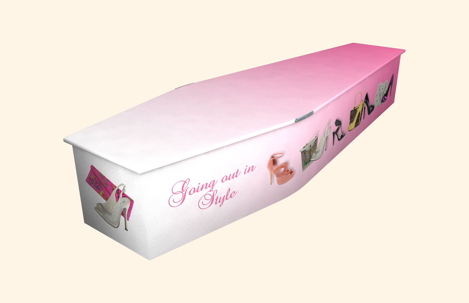 Going out in Style design on a traditional coffin
