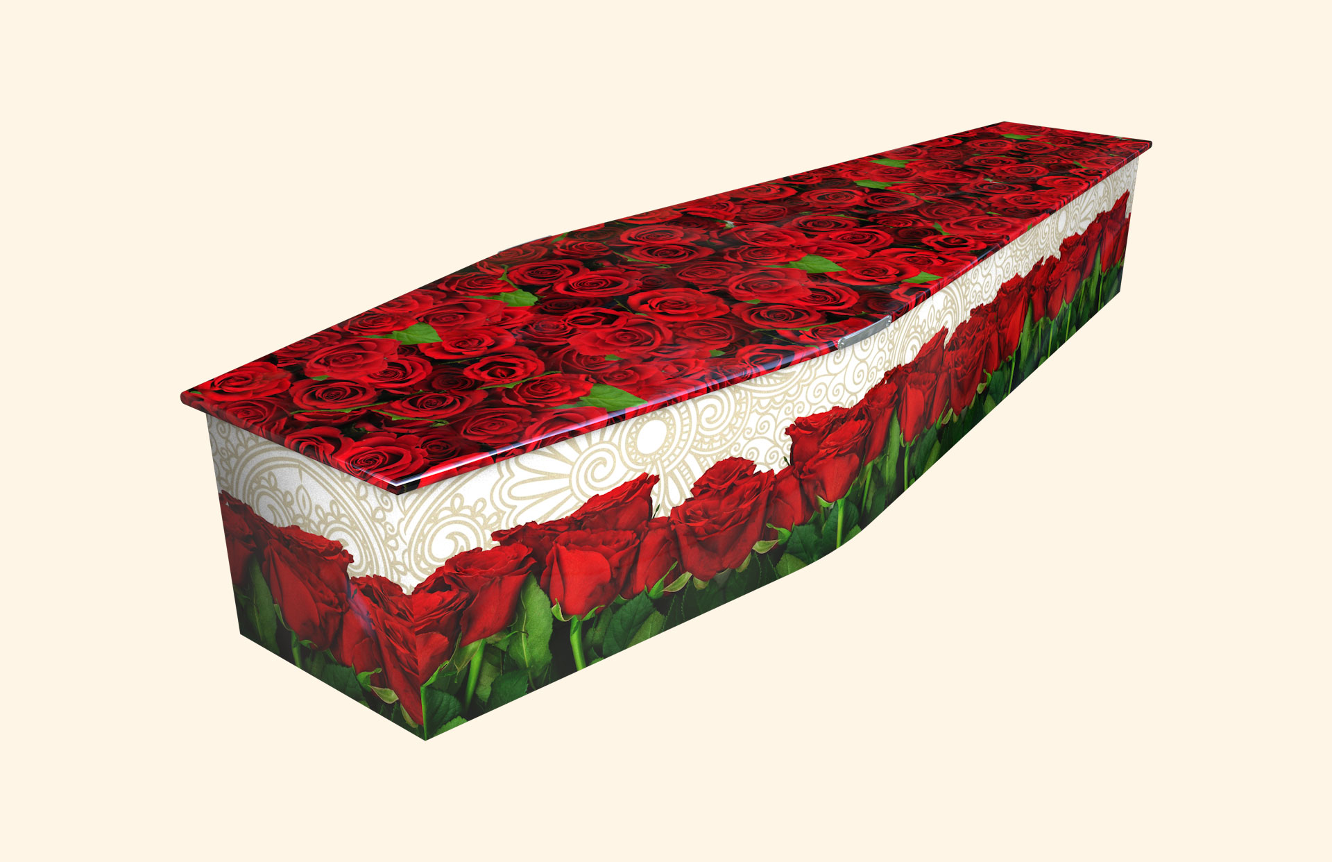 My Rosemary design on a traditional coffin