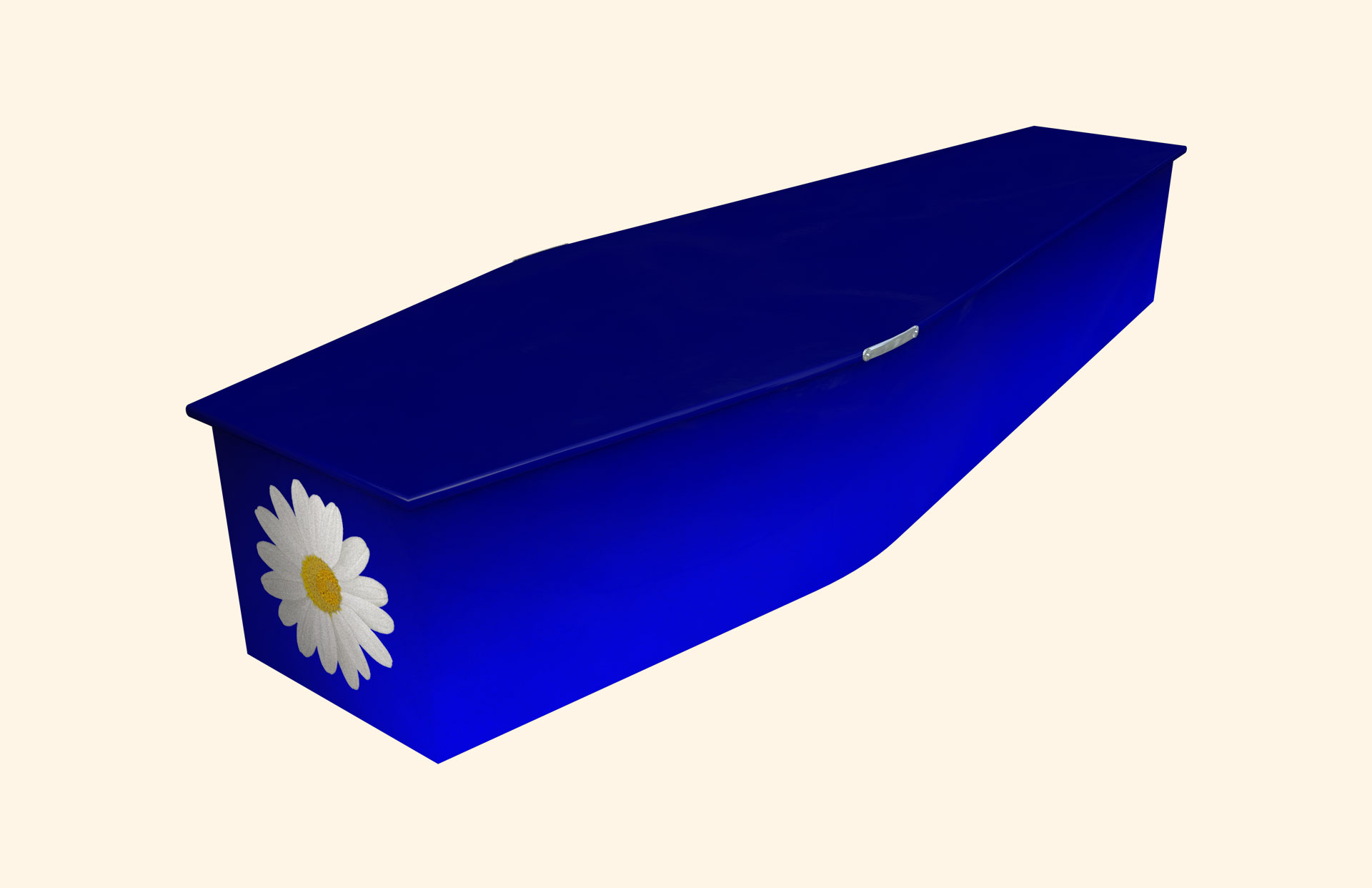 Petal design on a traditional coffin