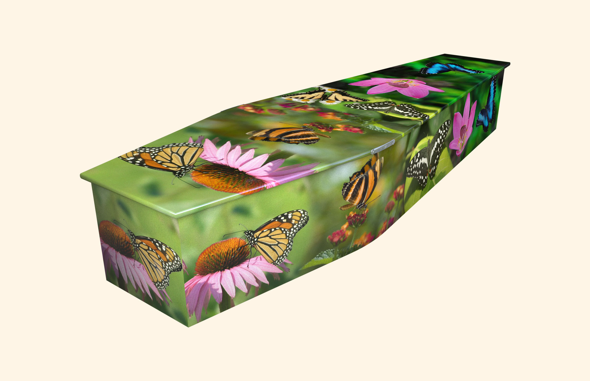 Loyal Love design on a traditional coffin