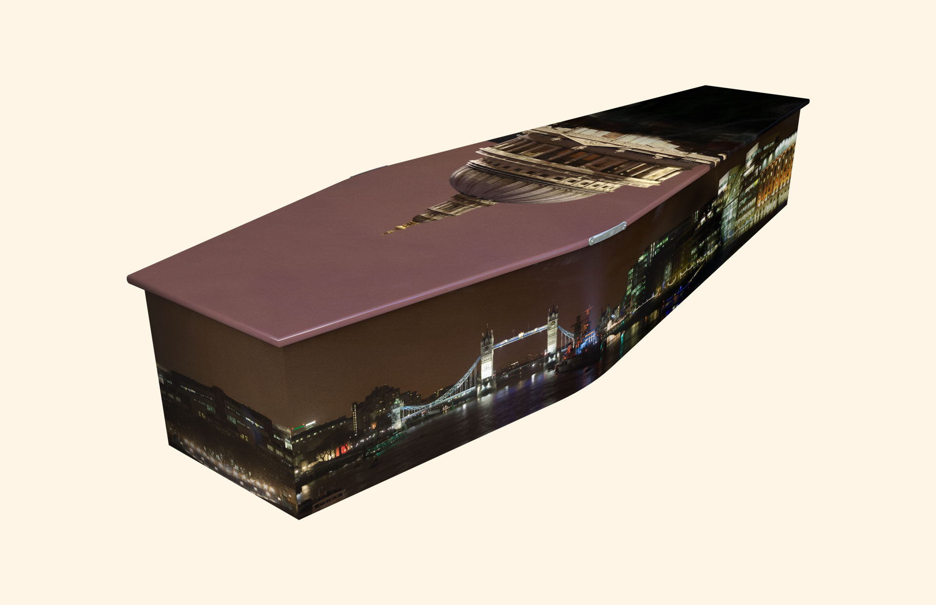 St Pauls design on a traditional coffin