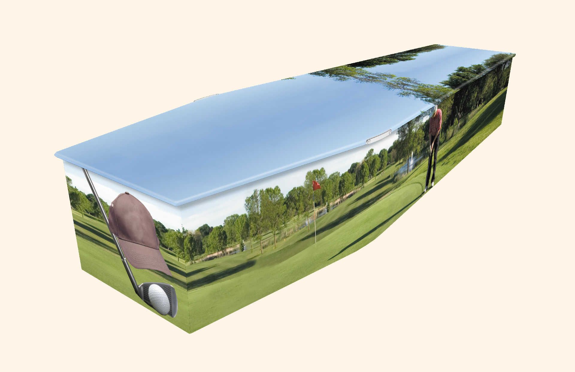 Sports Picture Coffins Personal Picture Coffins from Colourful Coffins Â® Tel 01865 779172