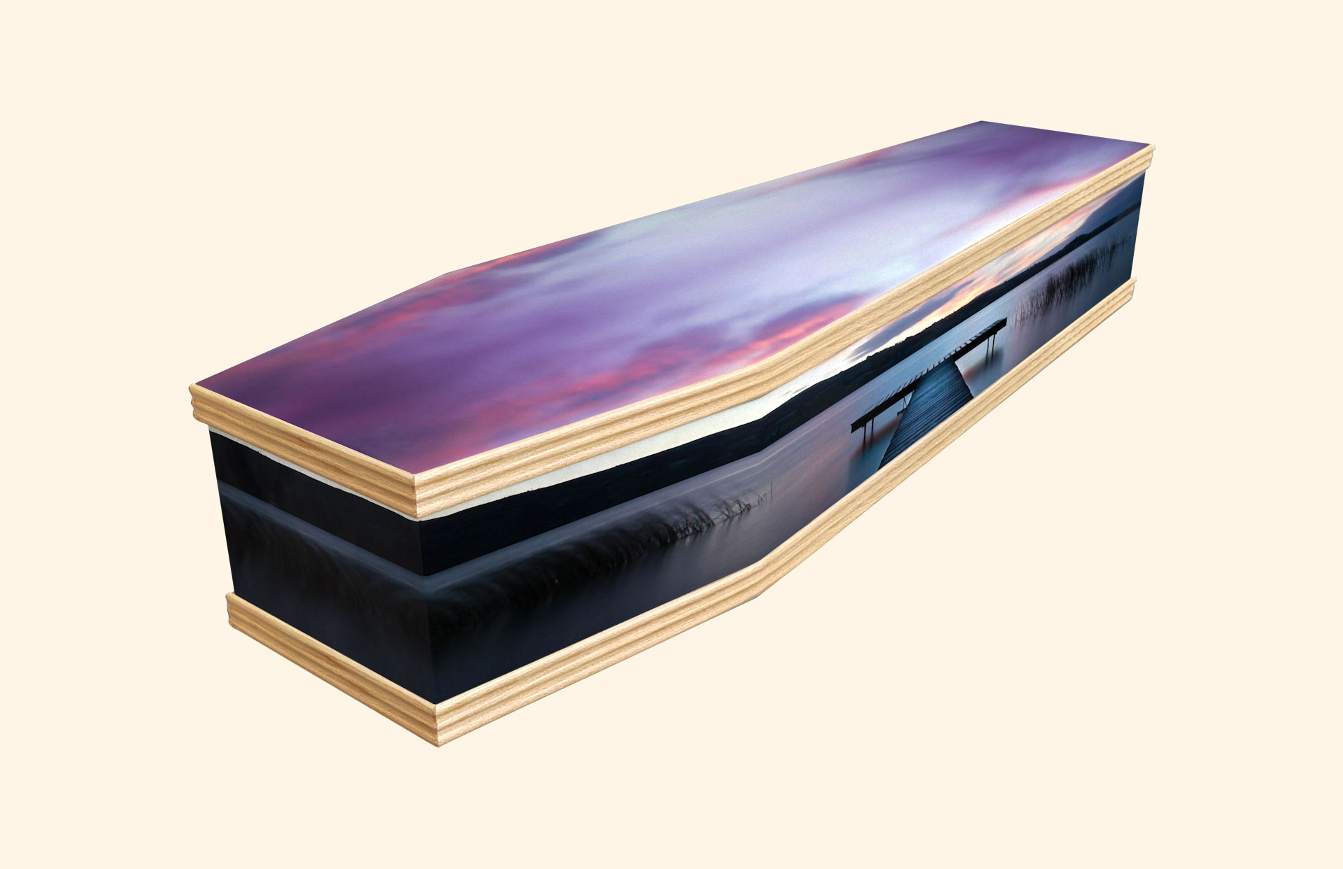 Reflect design on a classic coffin