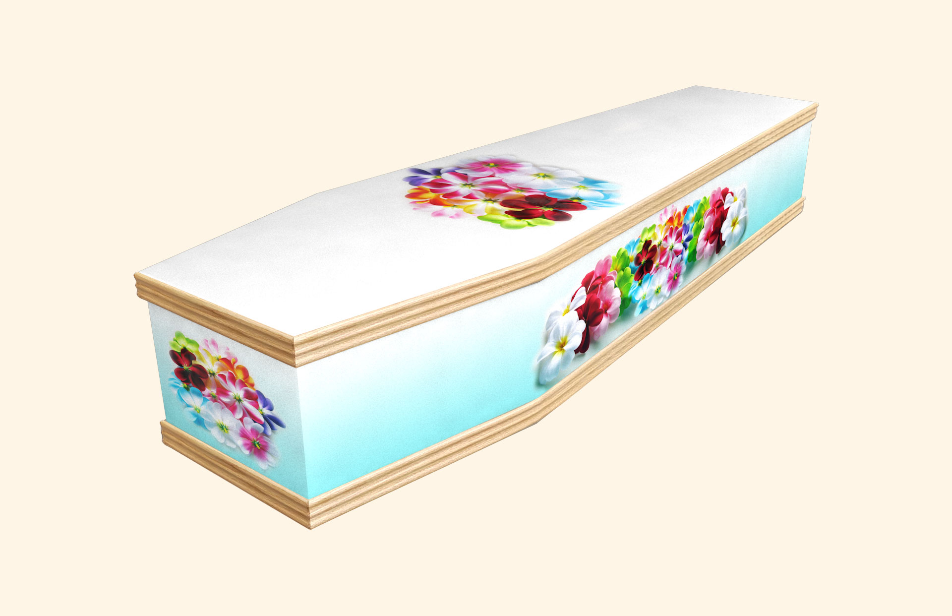 Simply Beautiful design on a classic coffin