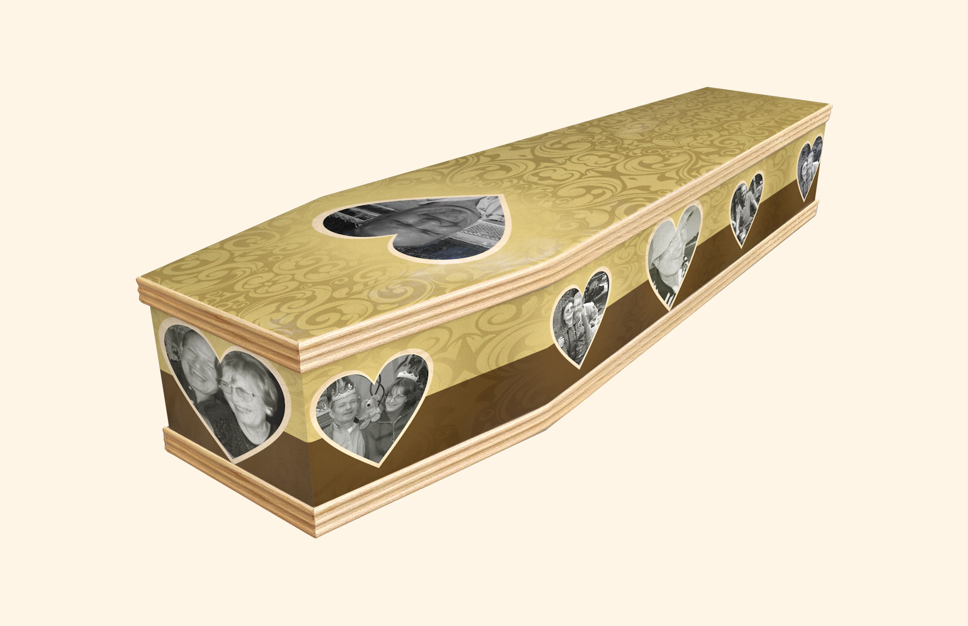 Time Remembered over a classic coffin