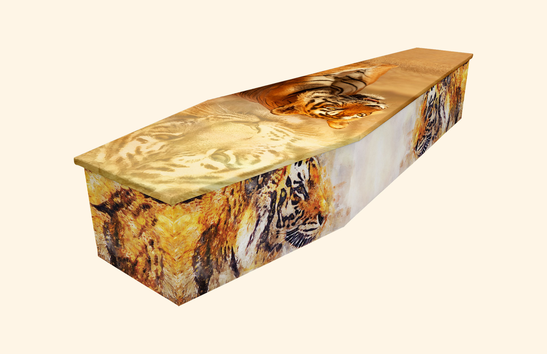 Majestic Beast Cardboard coffin