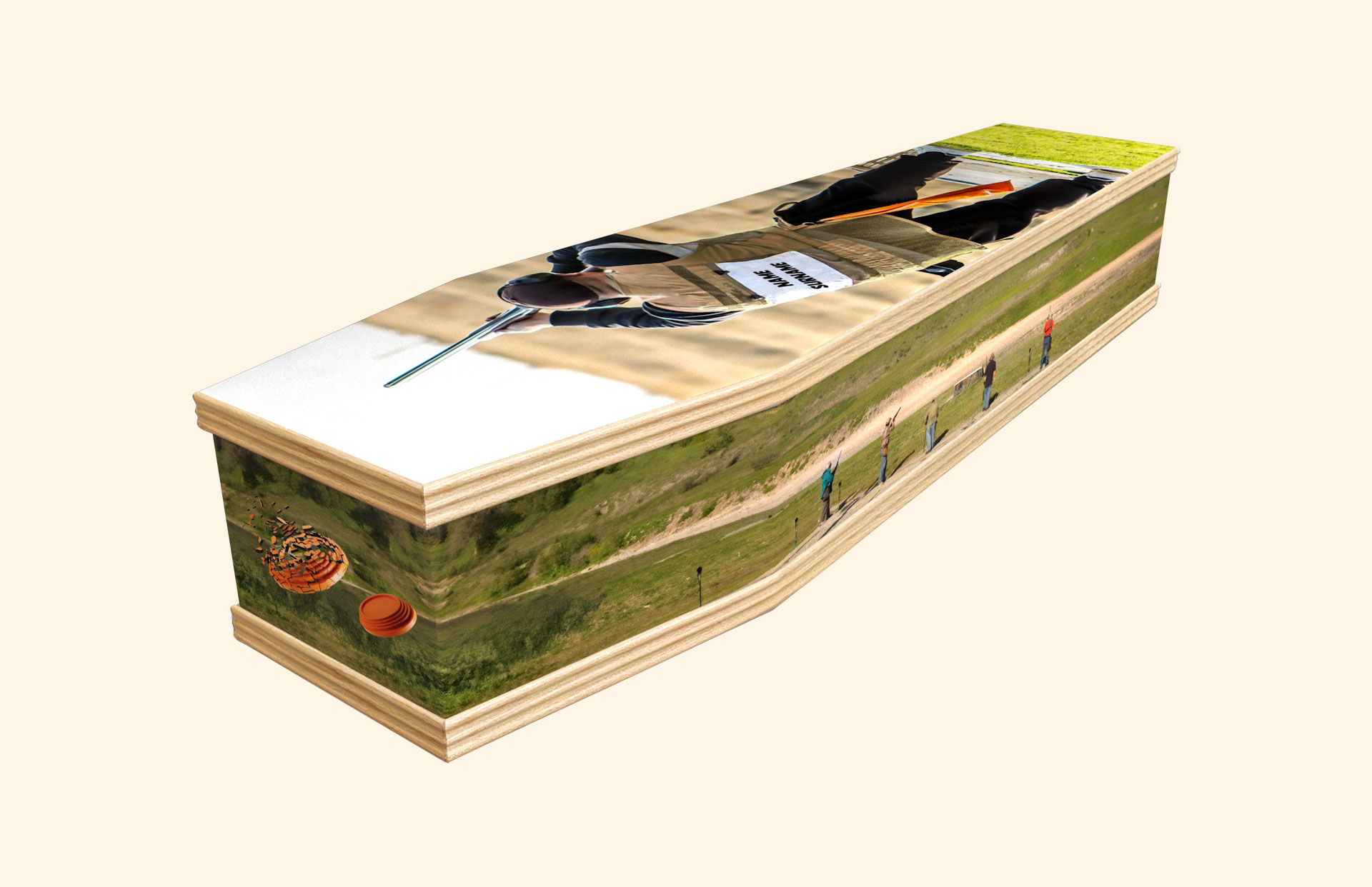 Good Shot design on a classic coffin