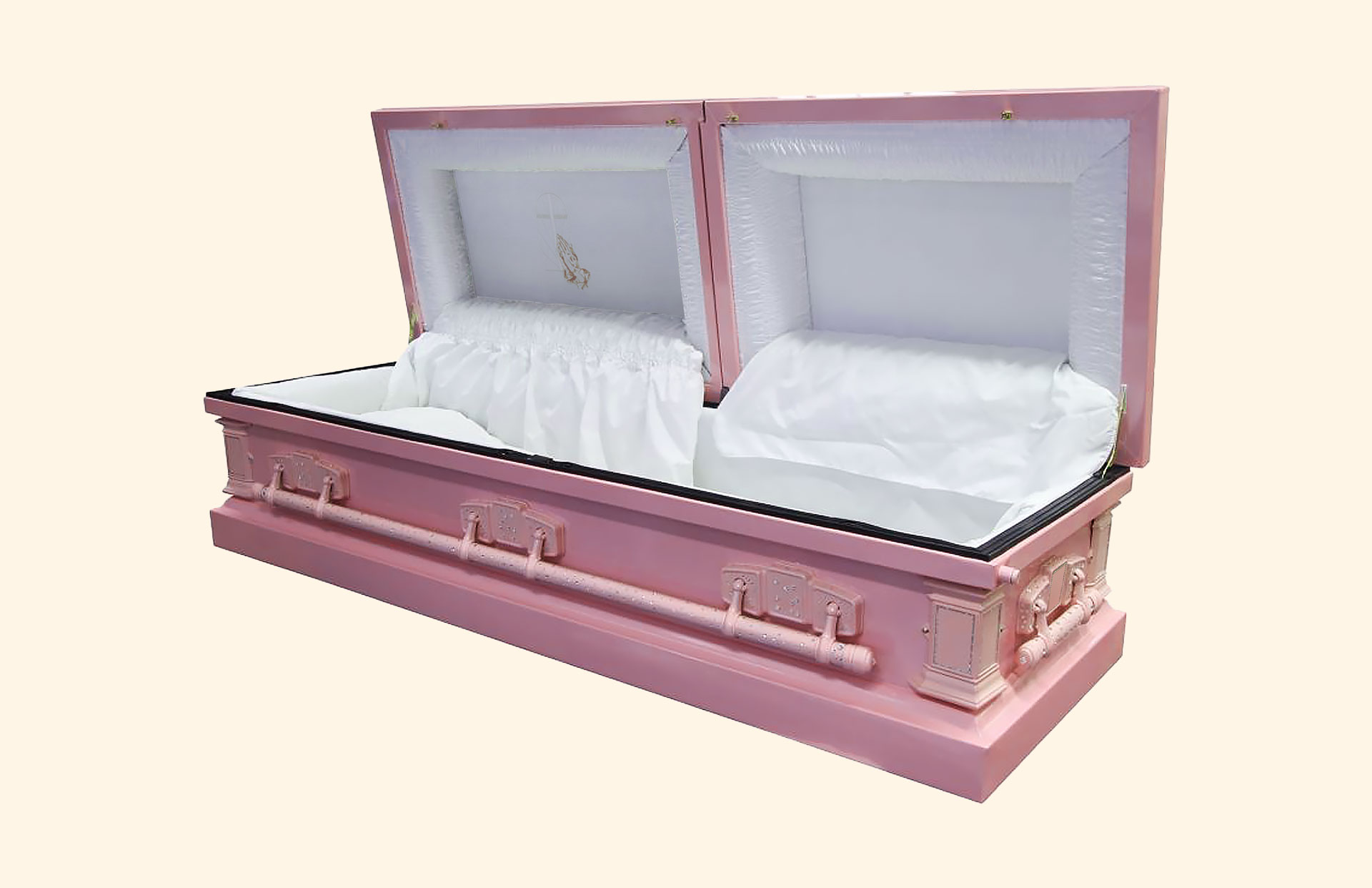 Devotion Crystal Pink American Casket standard interior