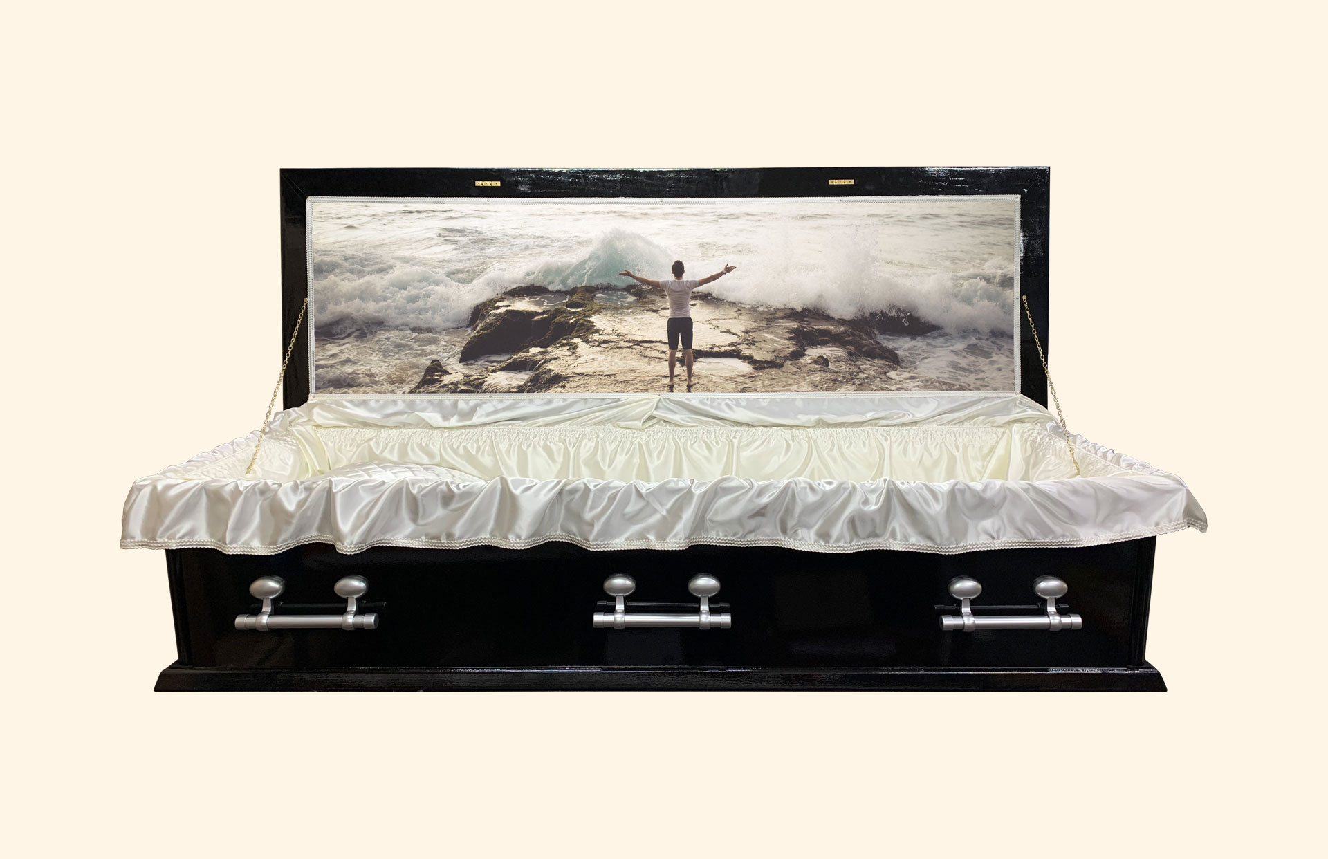 Oxford standard cream interior with personalised picture