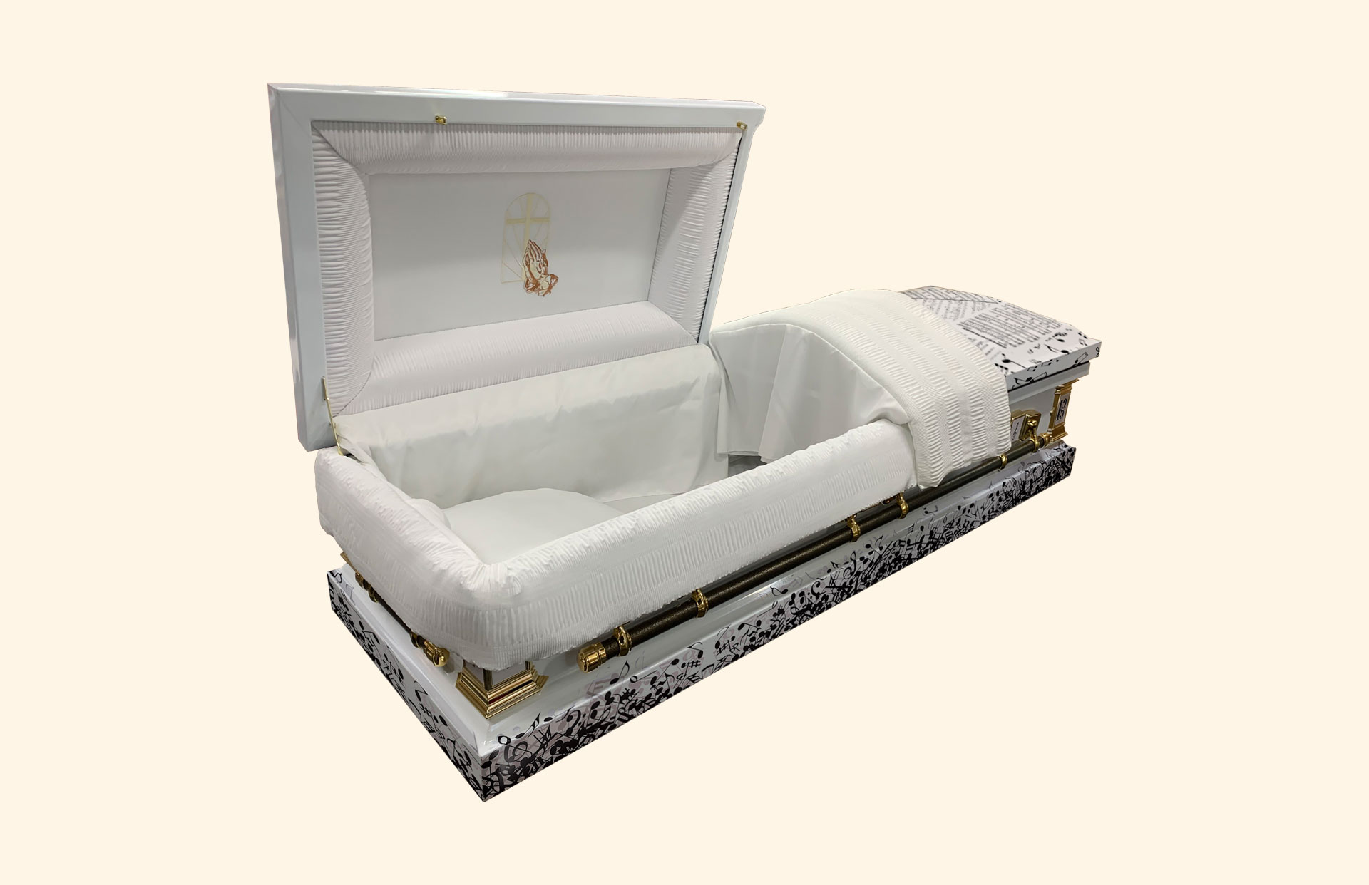 Devotion The Day The Music Died American Casket standard white interior