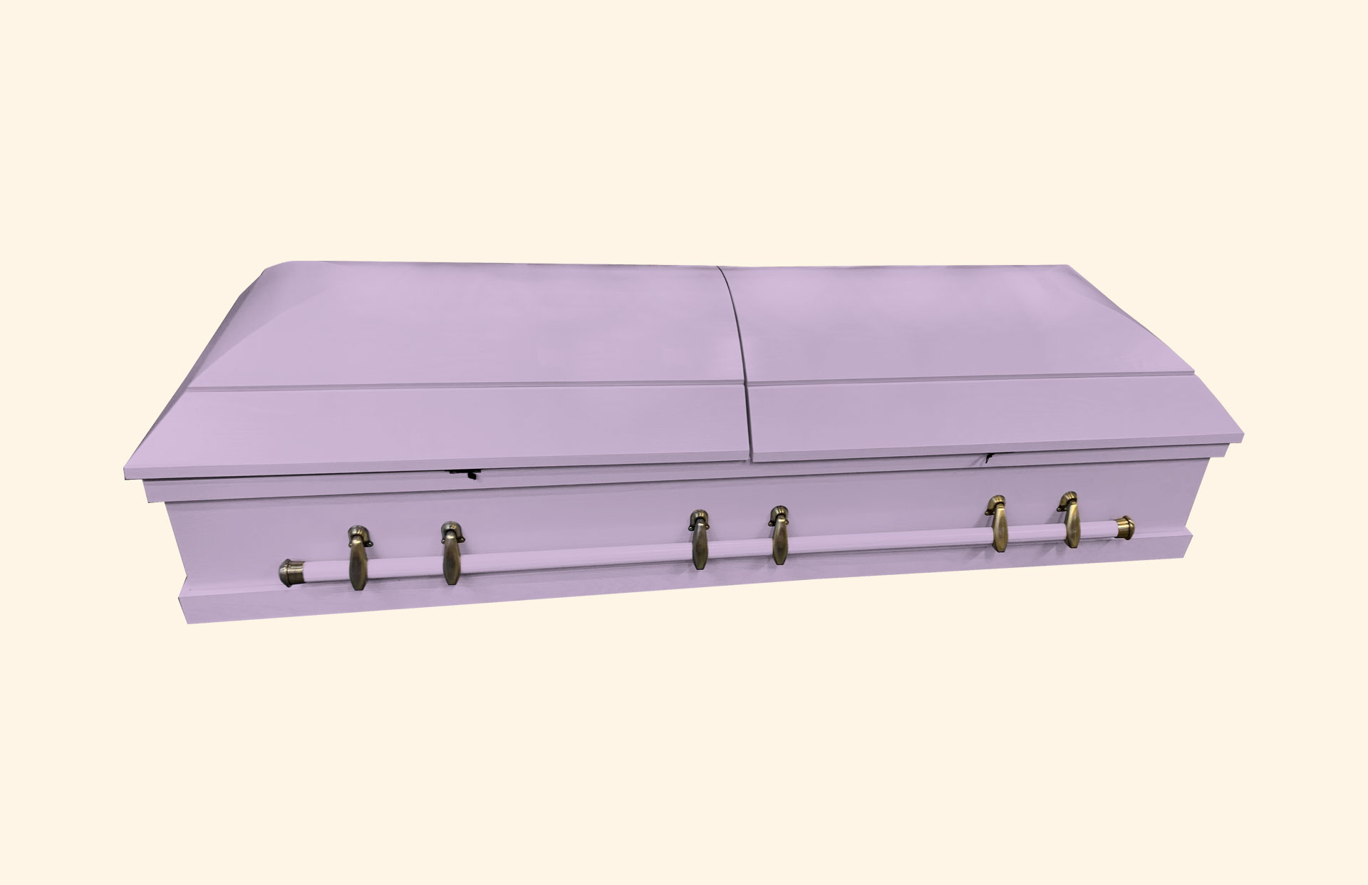 Alaska Solid Colour Lavender Lilac American wooden casket