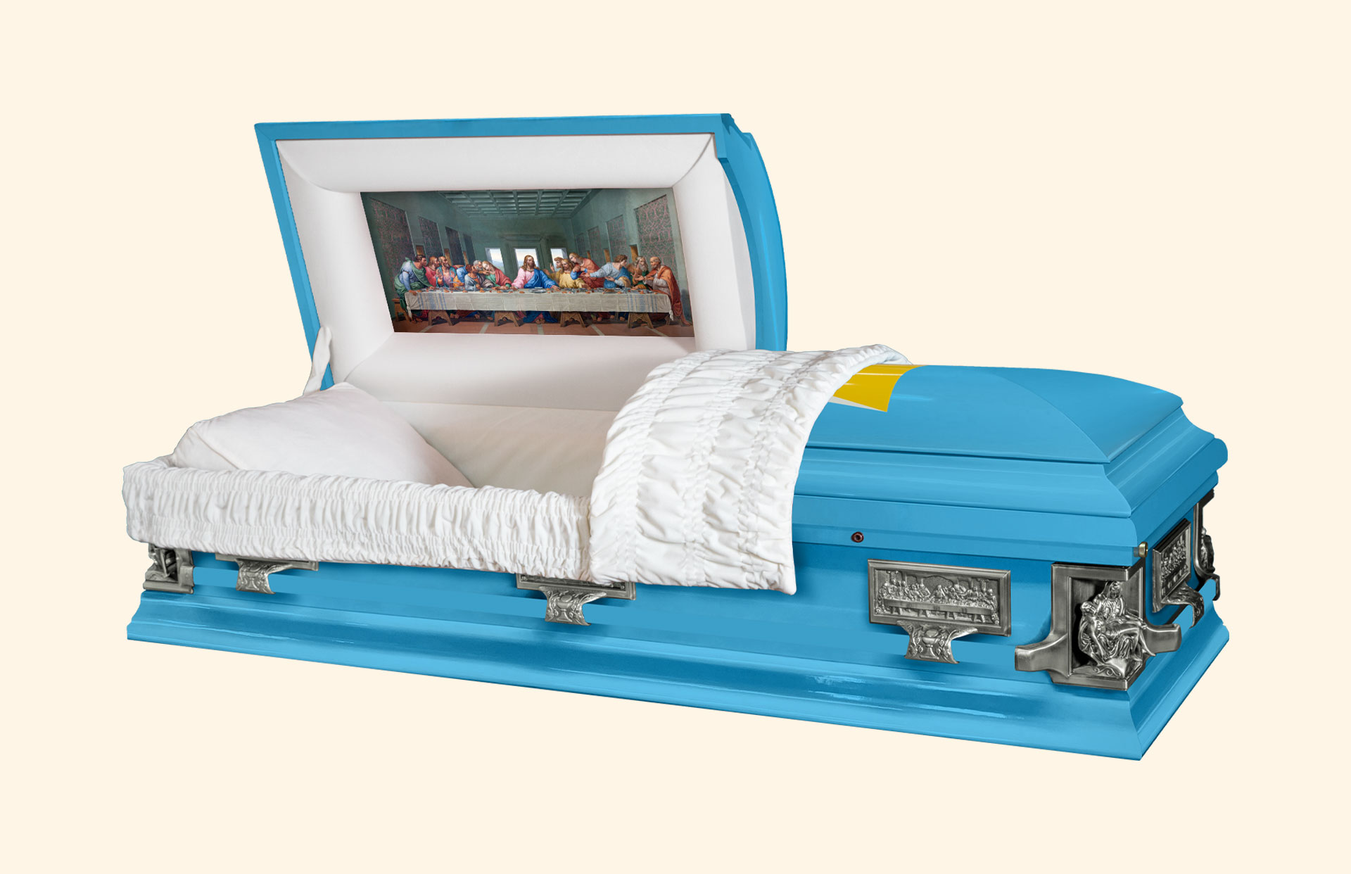 Corpus Christi Saint Lucia Flag standard interior