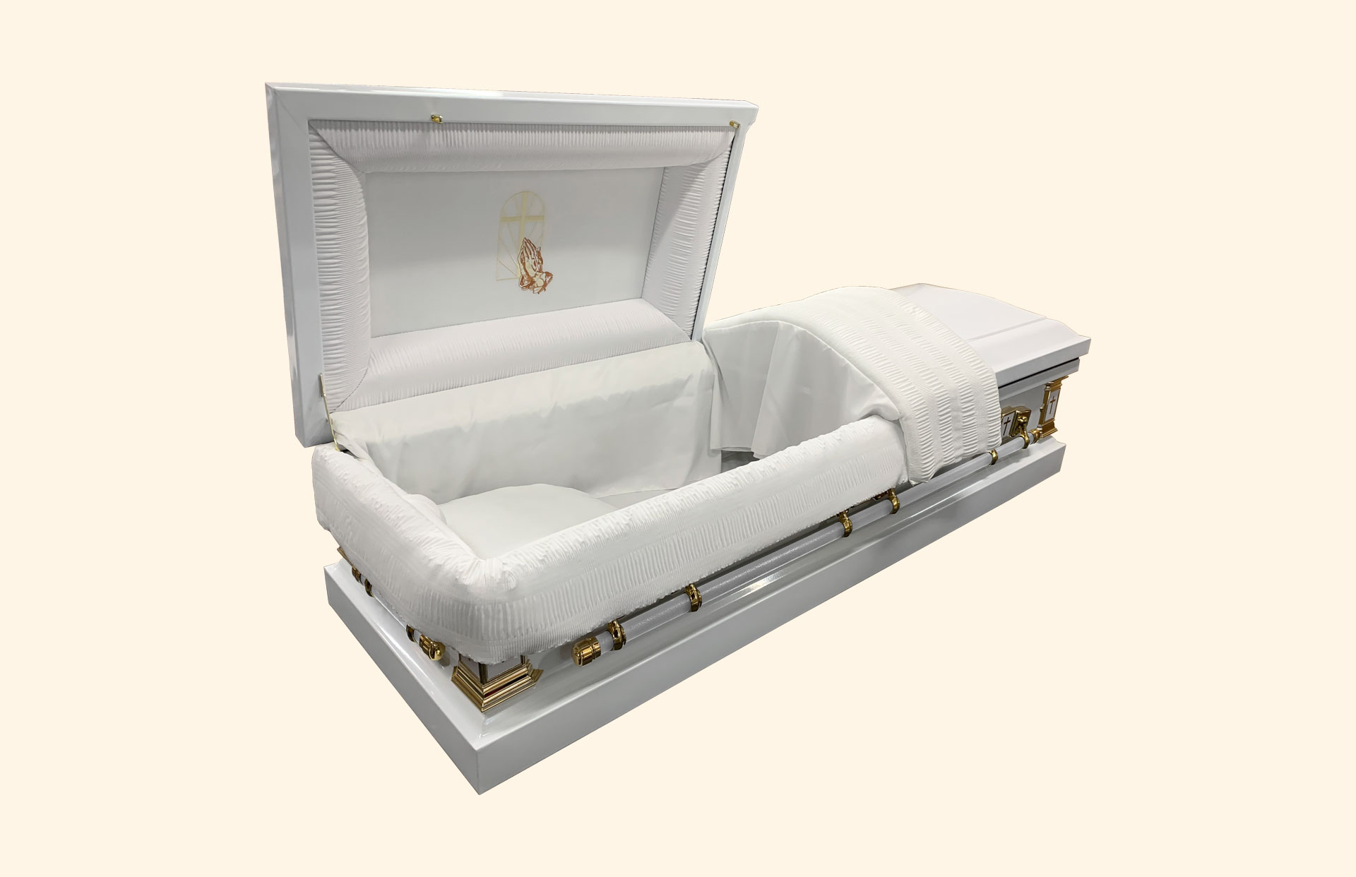 Devotion White and Gold standard white interior