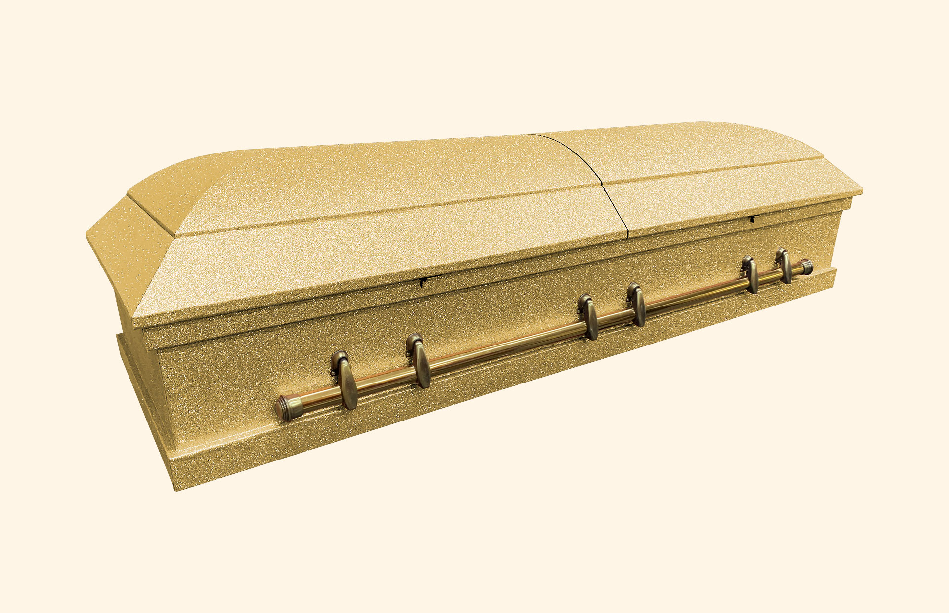 Alaska Glitter Gold with gold handles