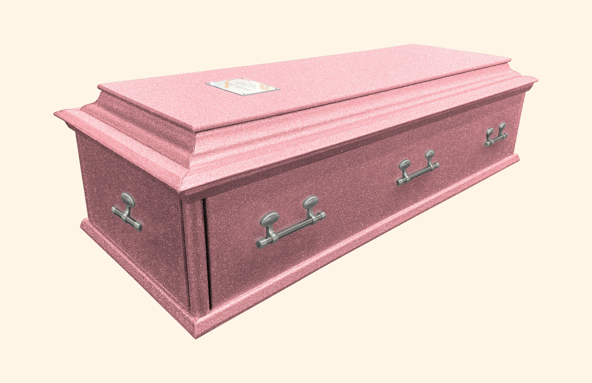 Oxford Glitter Disco Pink with silver handles