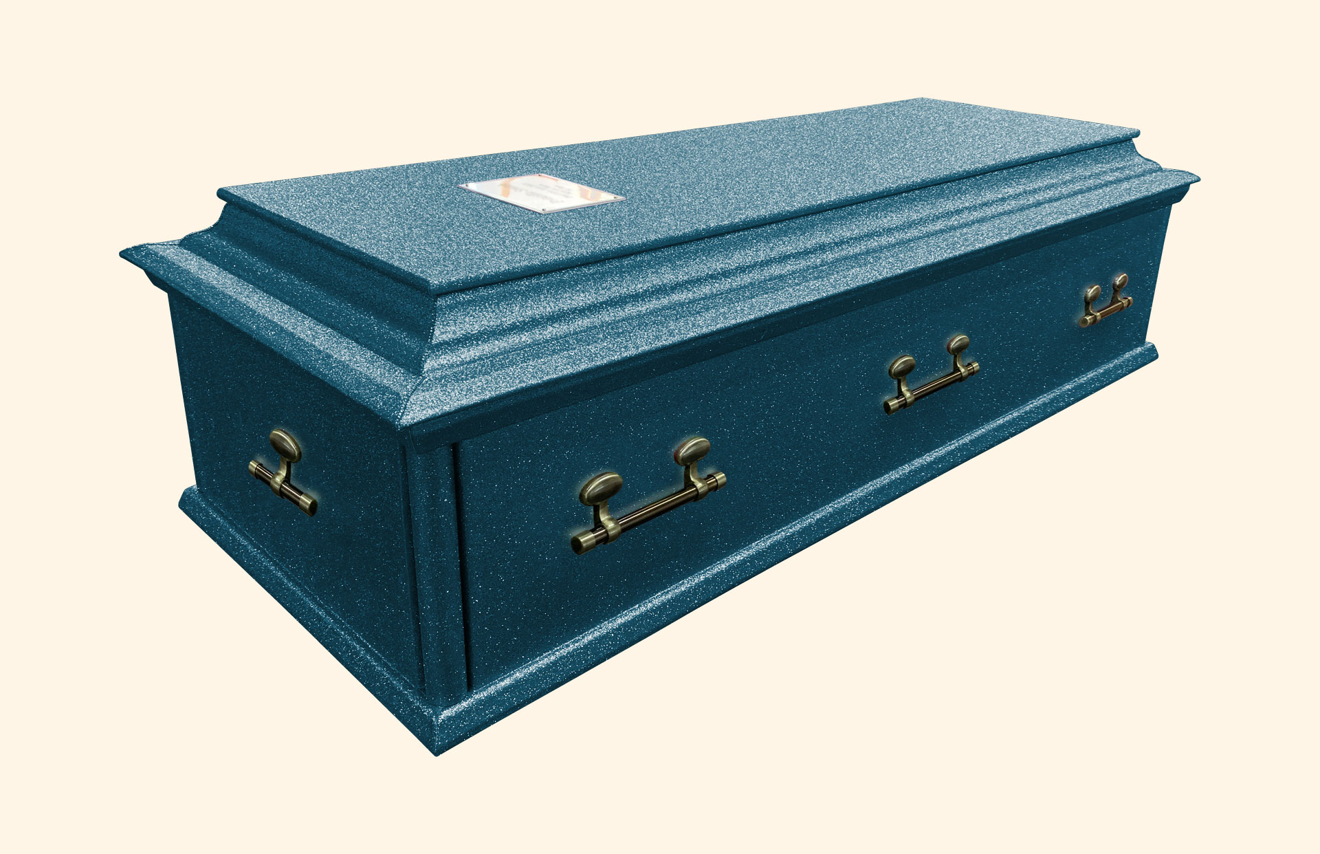 Oxford Glitter Midnight Blue with gold handles