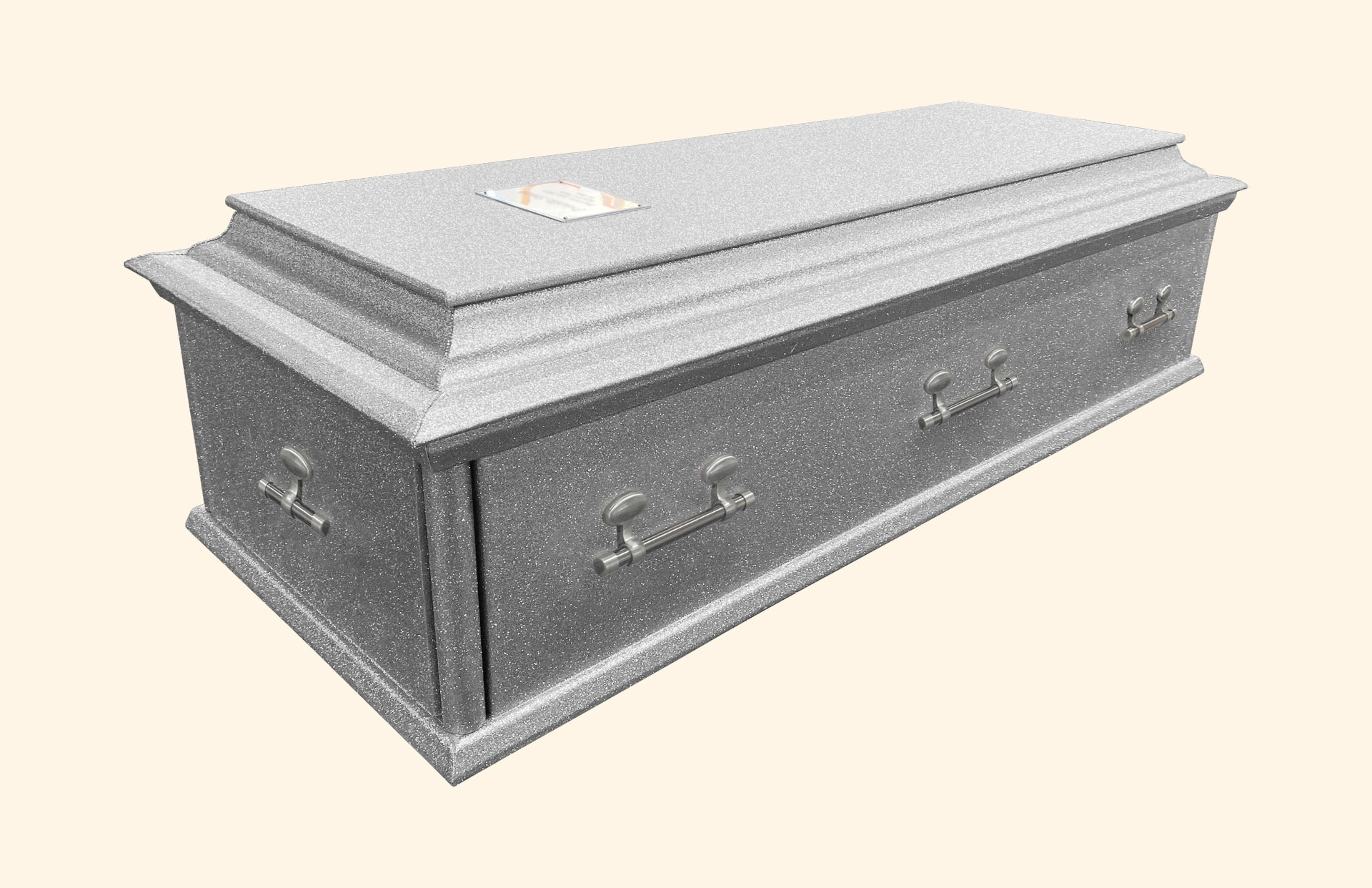 Oxford Glitter Silver with silver handles