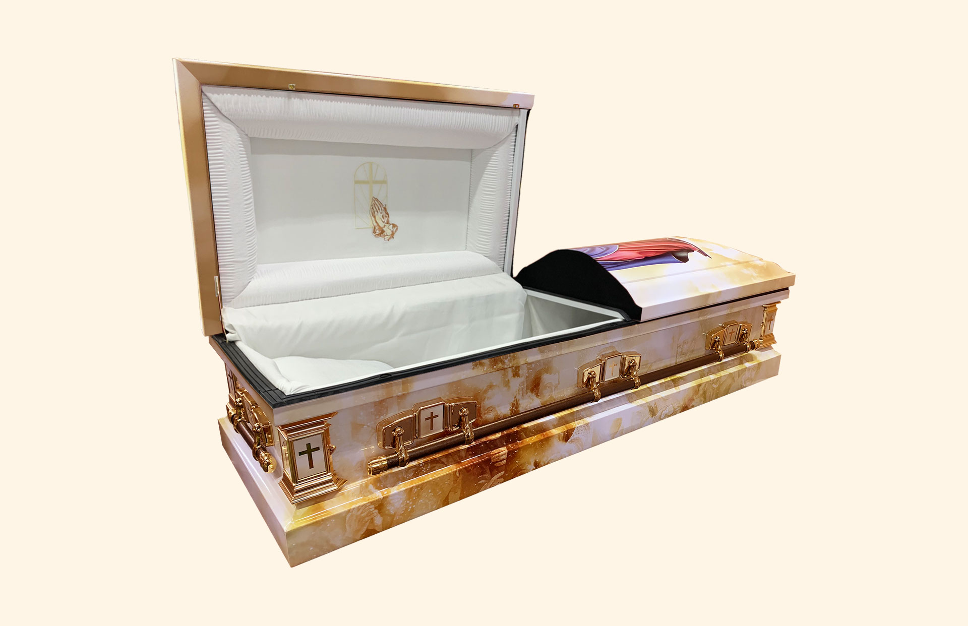 Devotion Virgin Mary American Casket standard interior