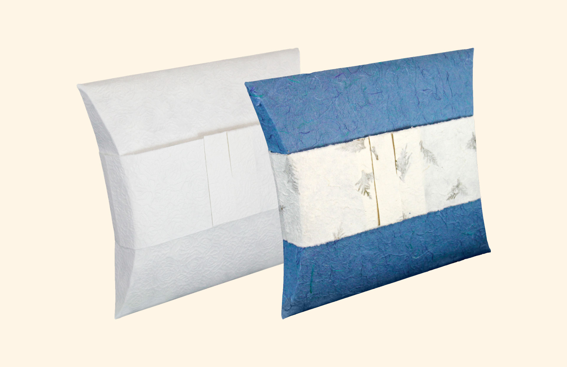 Aqua & Embossed Pearl designs available