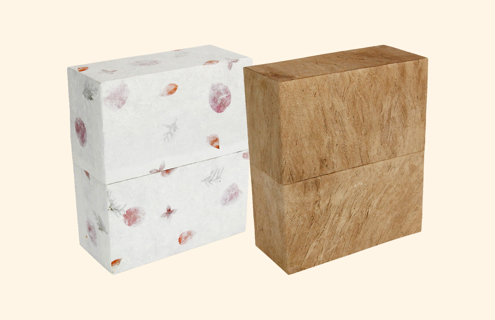 Woodgrain & Floral designs available