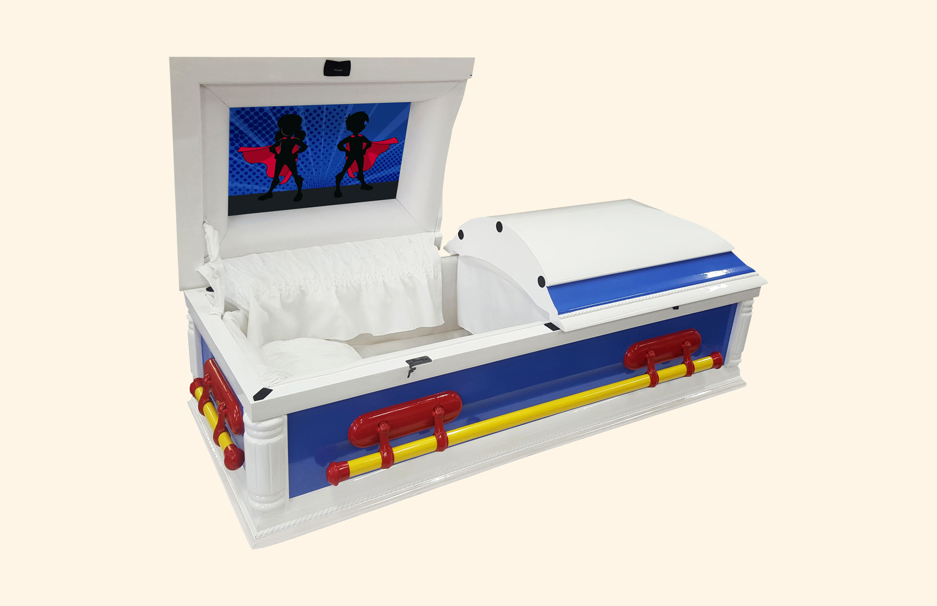 Purity Child Superhero interior with bespoke picture