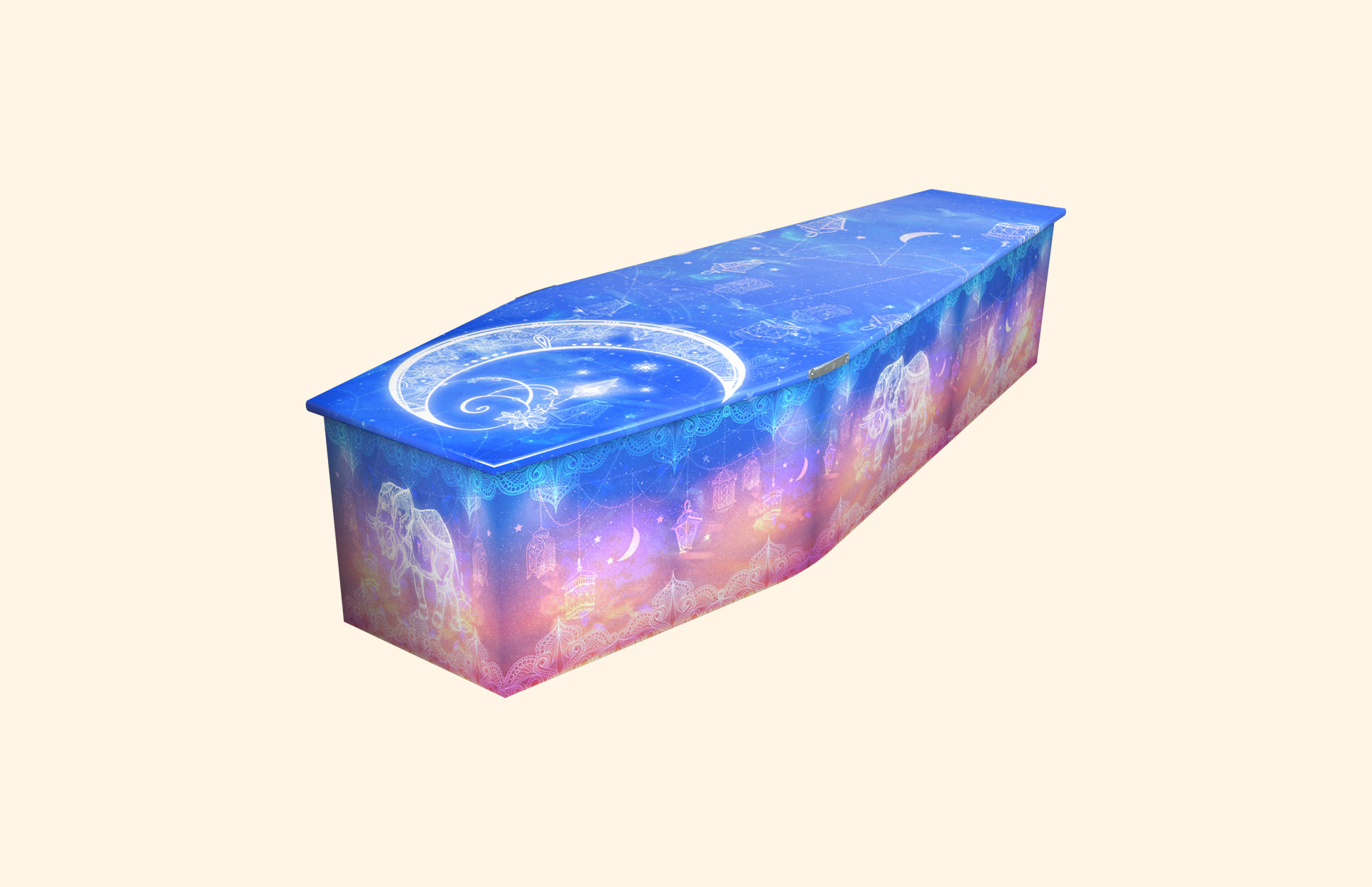 To the Moon and Back child coffin