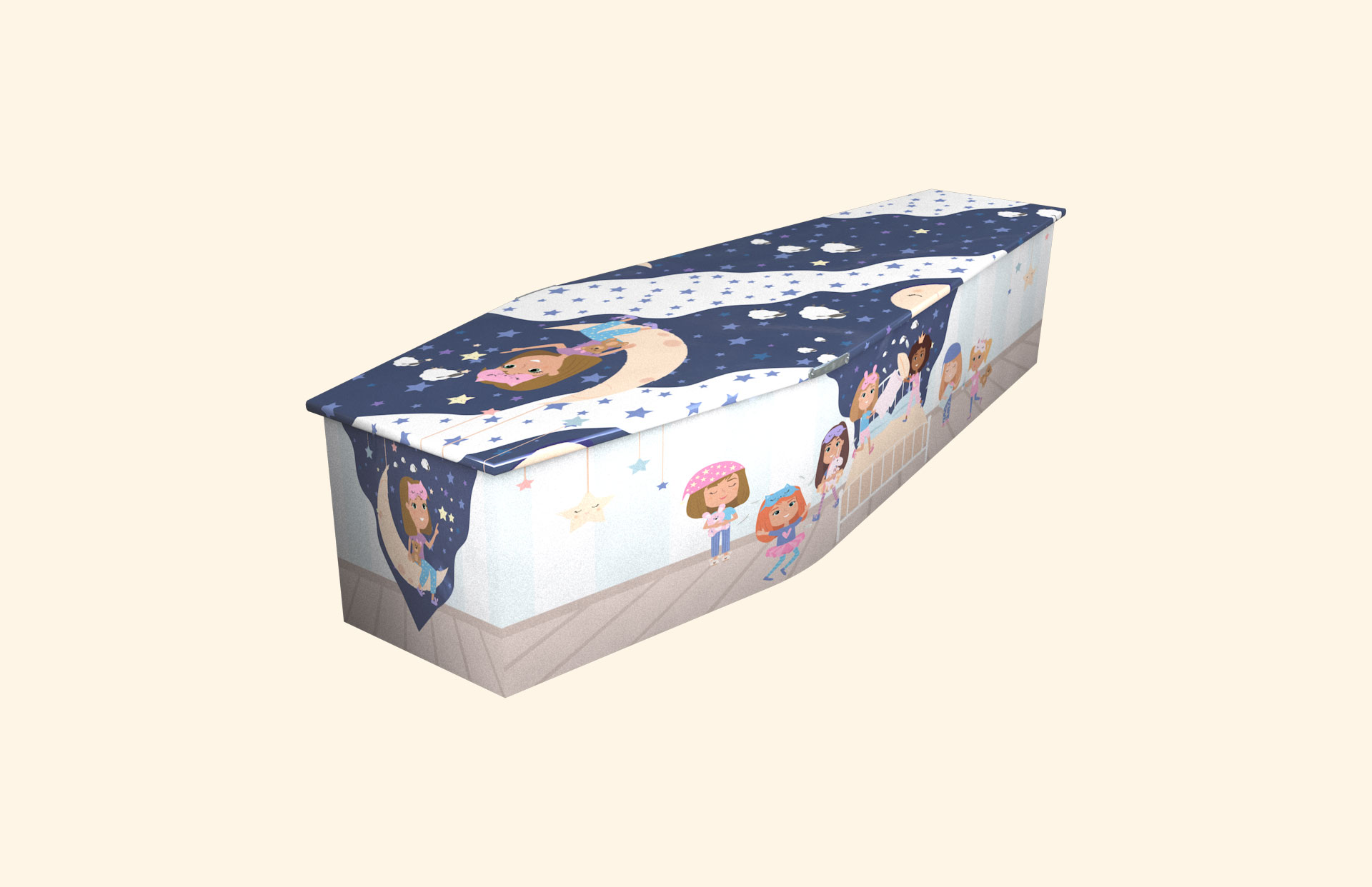 Girl Fun child coffin