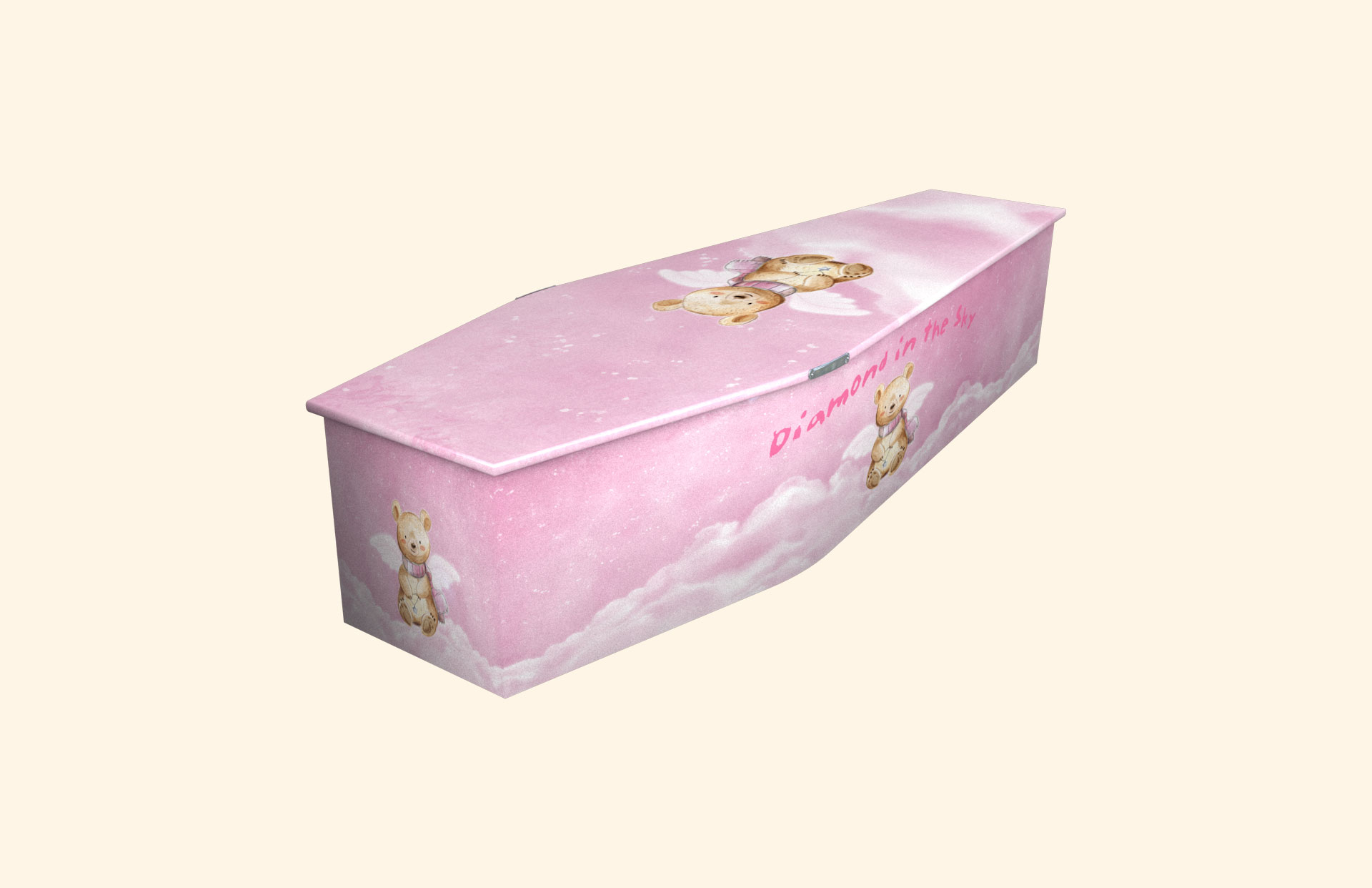Diamond in the Sky Pink child coffin