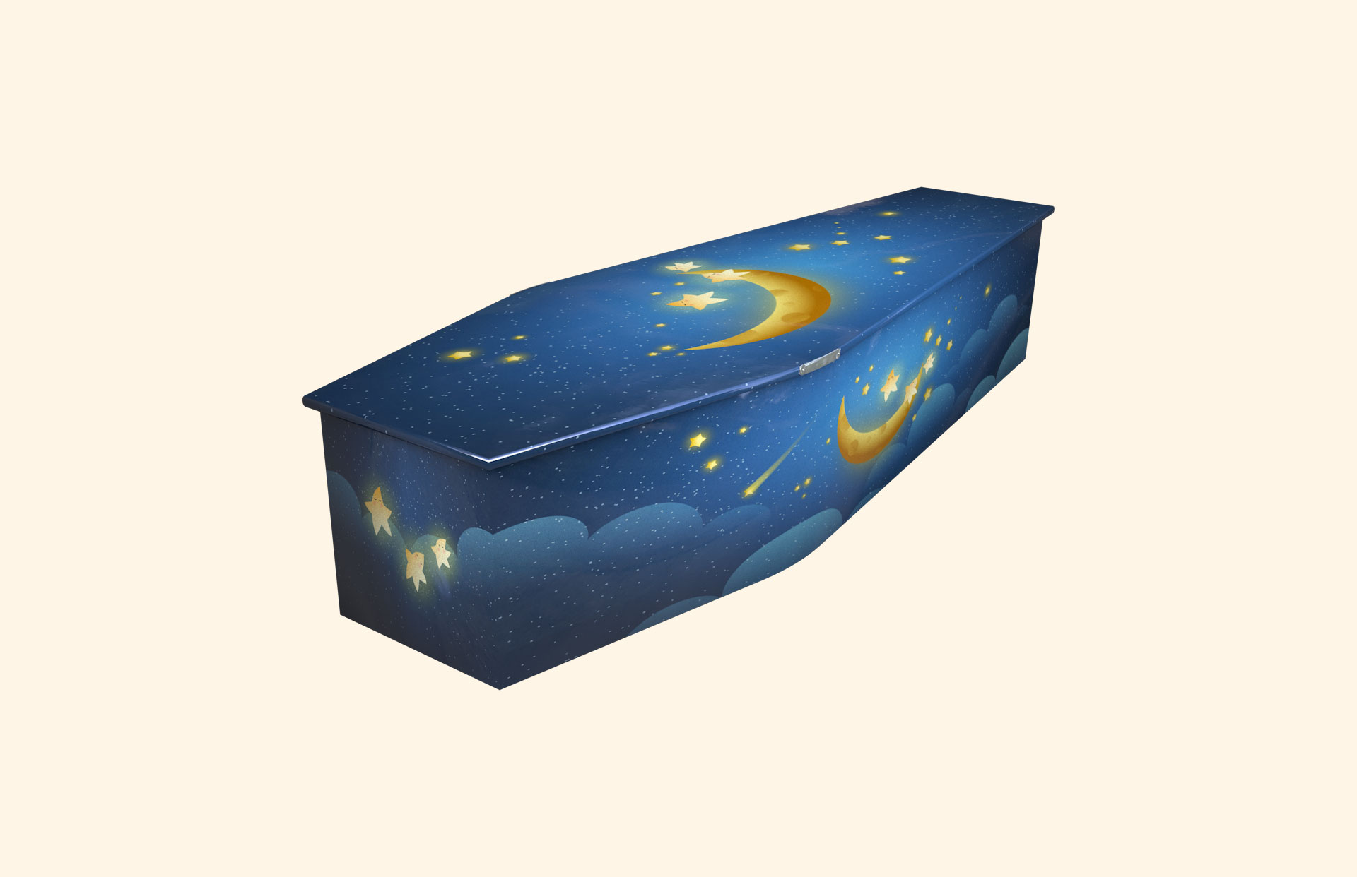 Twinkling Stars on a child coffin