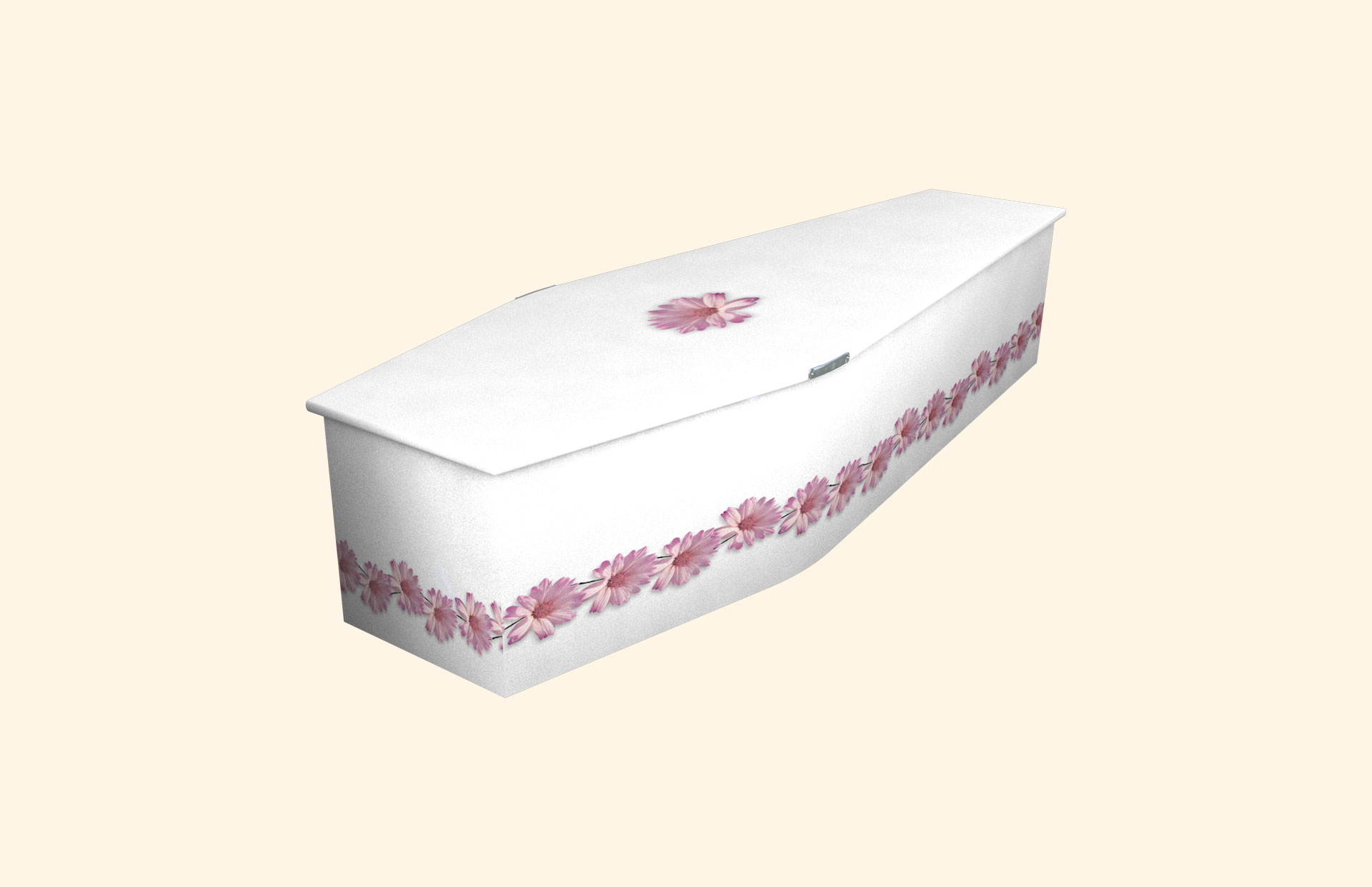 Daisy Chain white child coffin