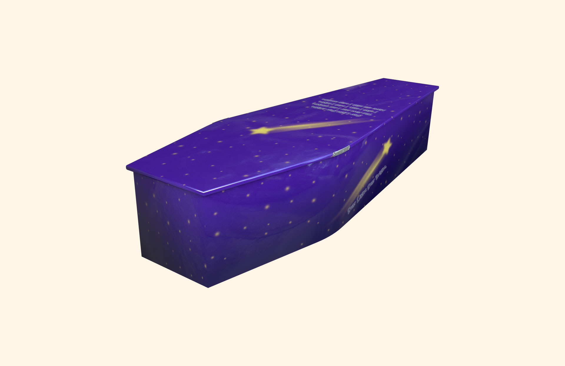 Star Light Star Bright Purple child coffin