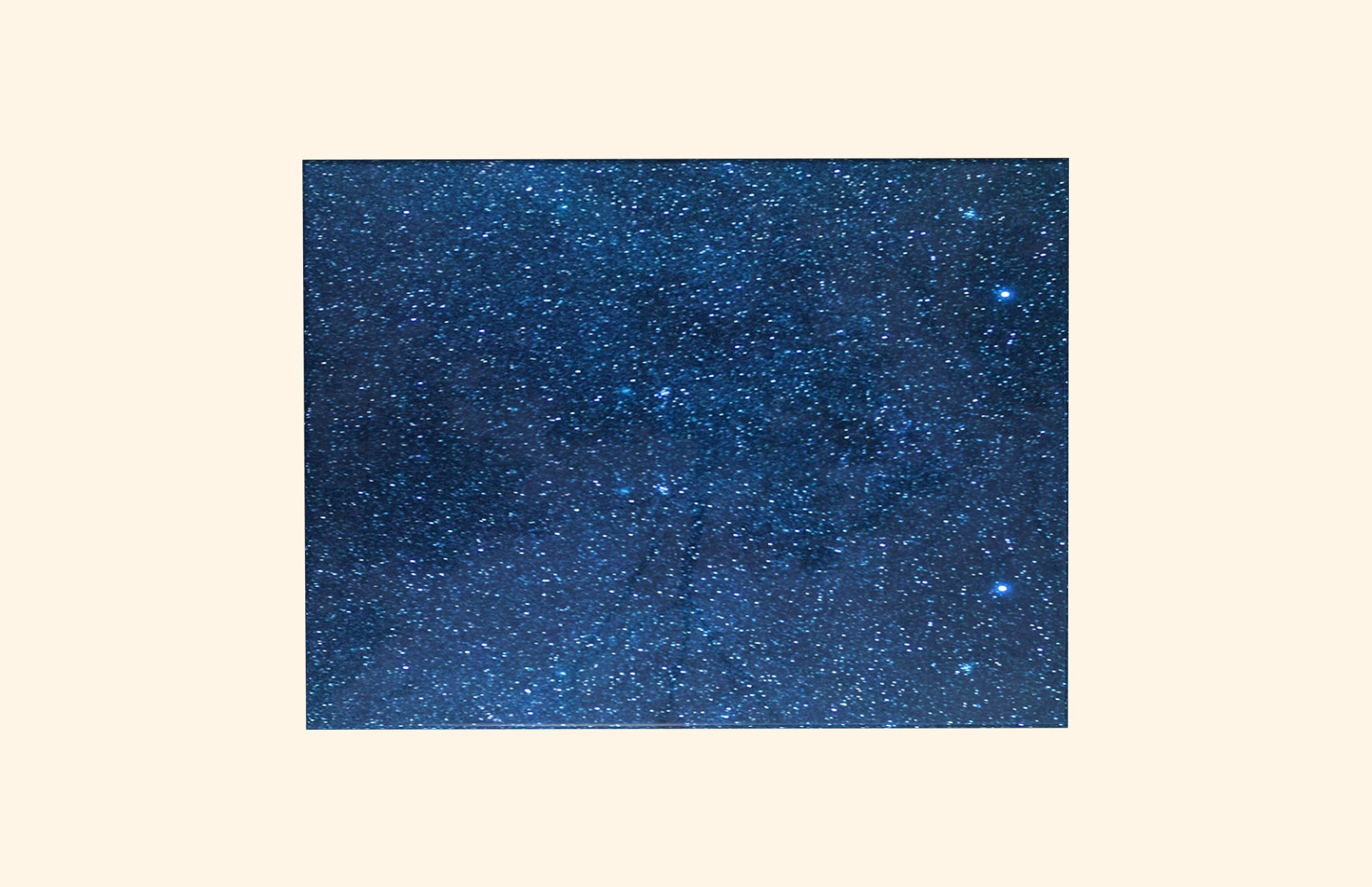 Majestic Sky adult ashes casket top view