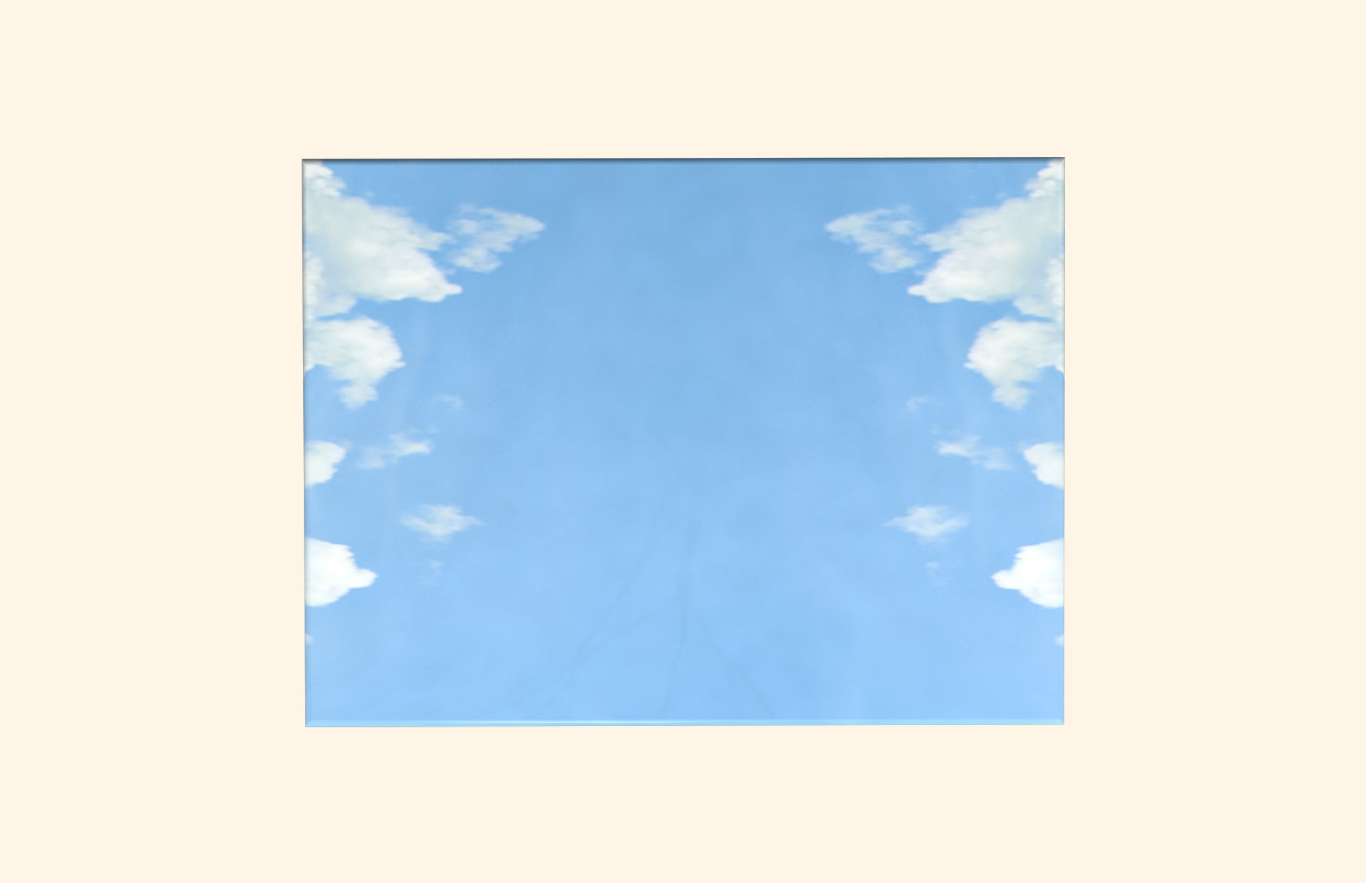 Fishing on the River adult ashes casket top view