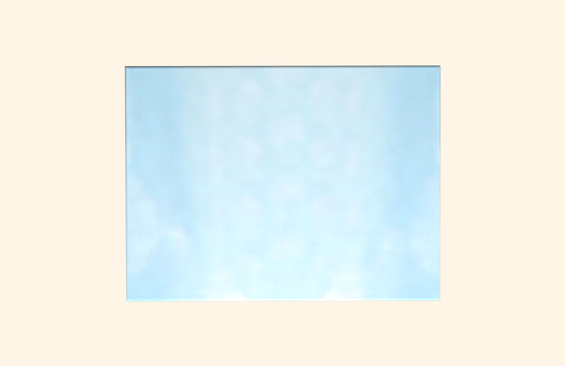 Hayfield adult ashes casket top view