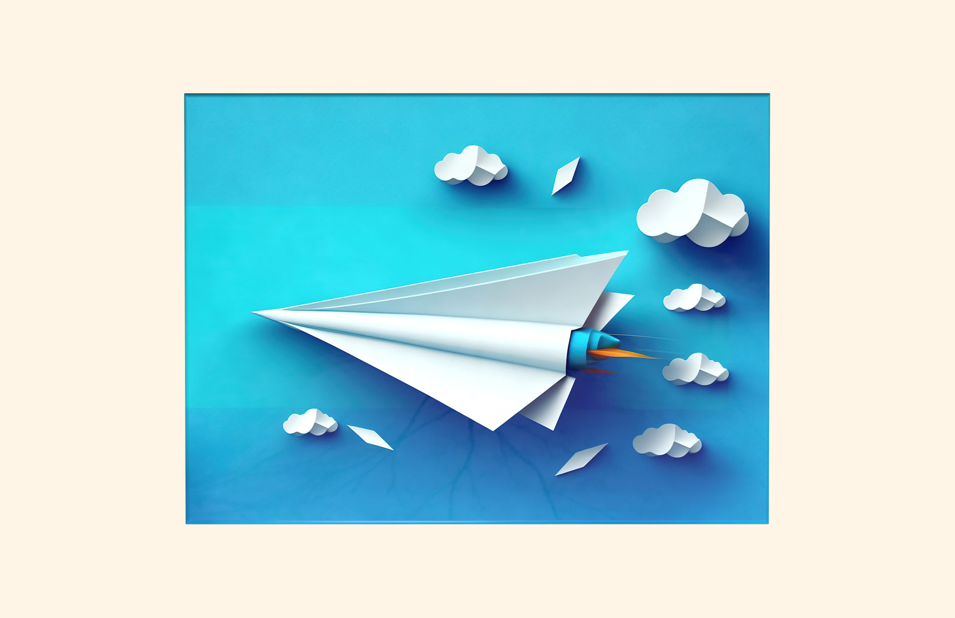 My First Plane child ashes casket top view