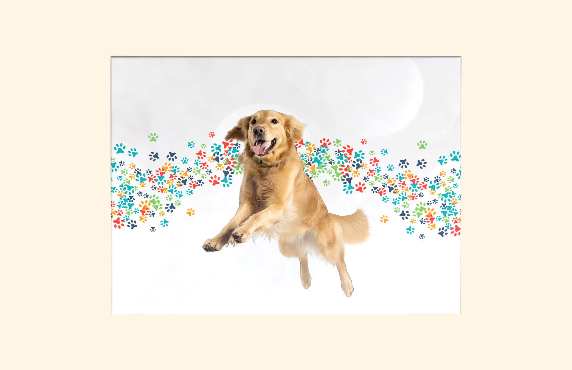 Dogs child ashes casket top view