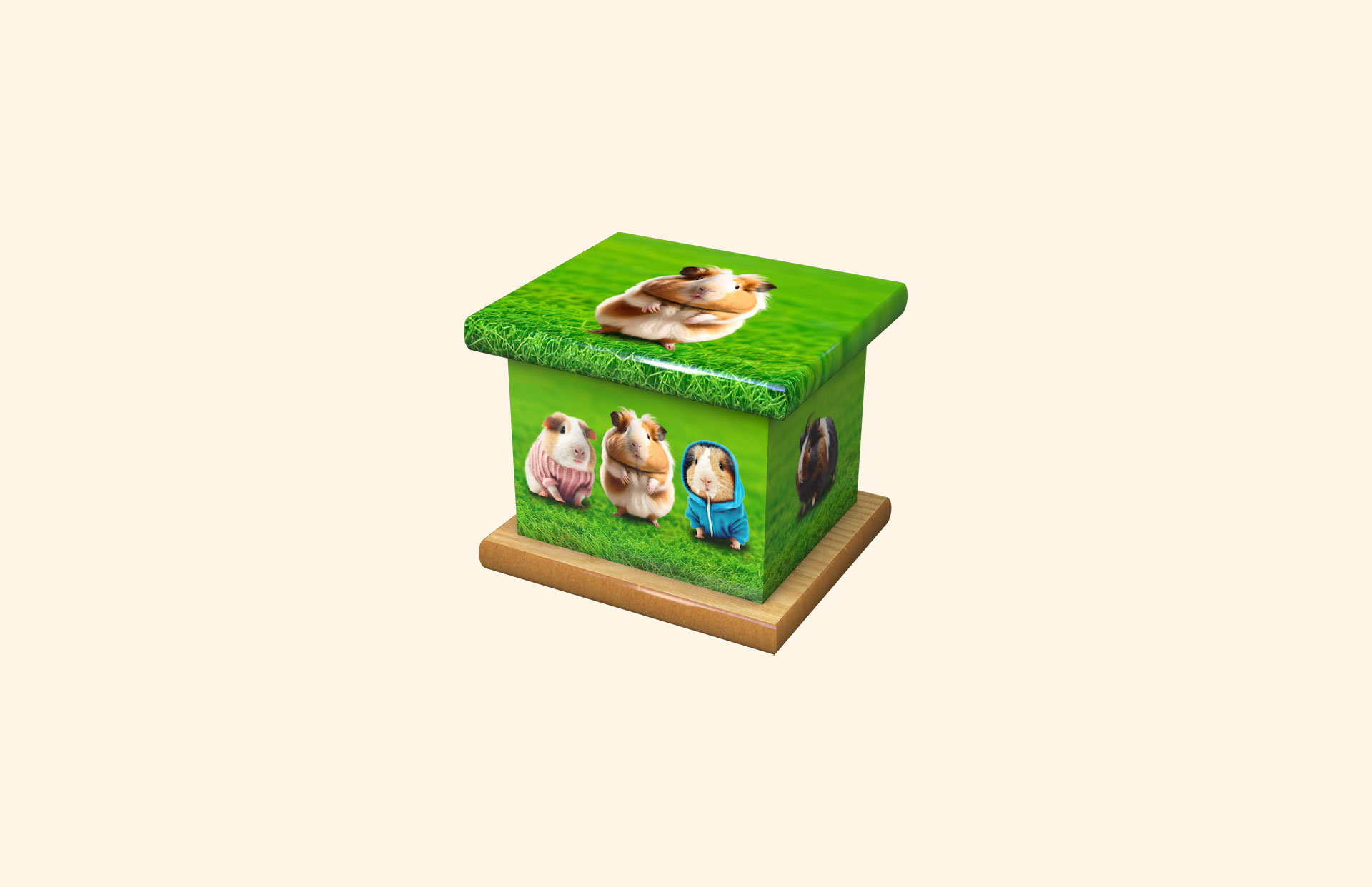 Guinea Pigs infant ashes casket