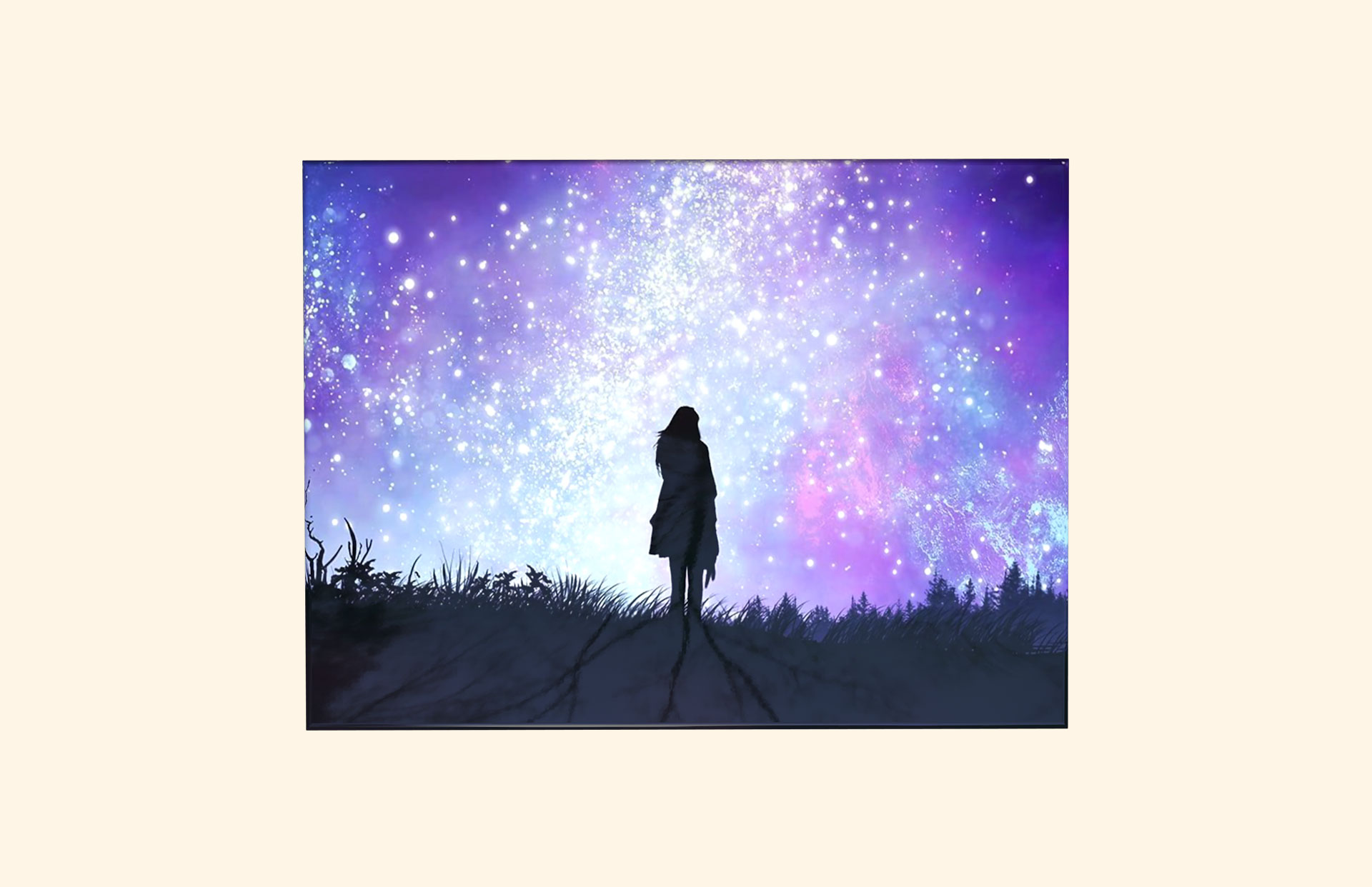 Infinity adult ashes casket top view