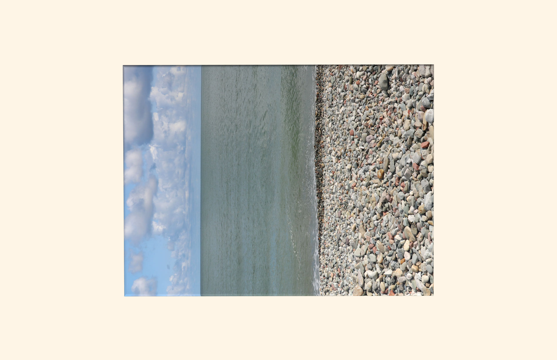 Llandudno Seals adult ashes casket top view