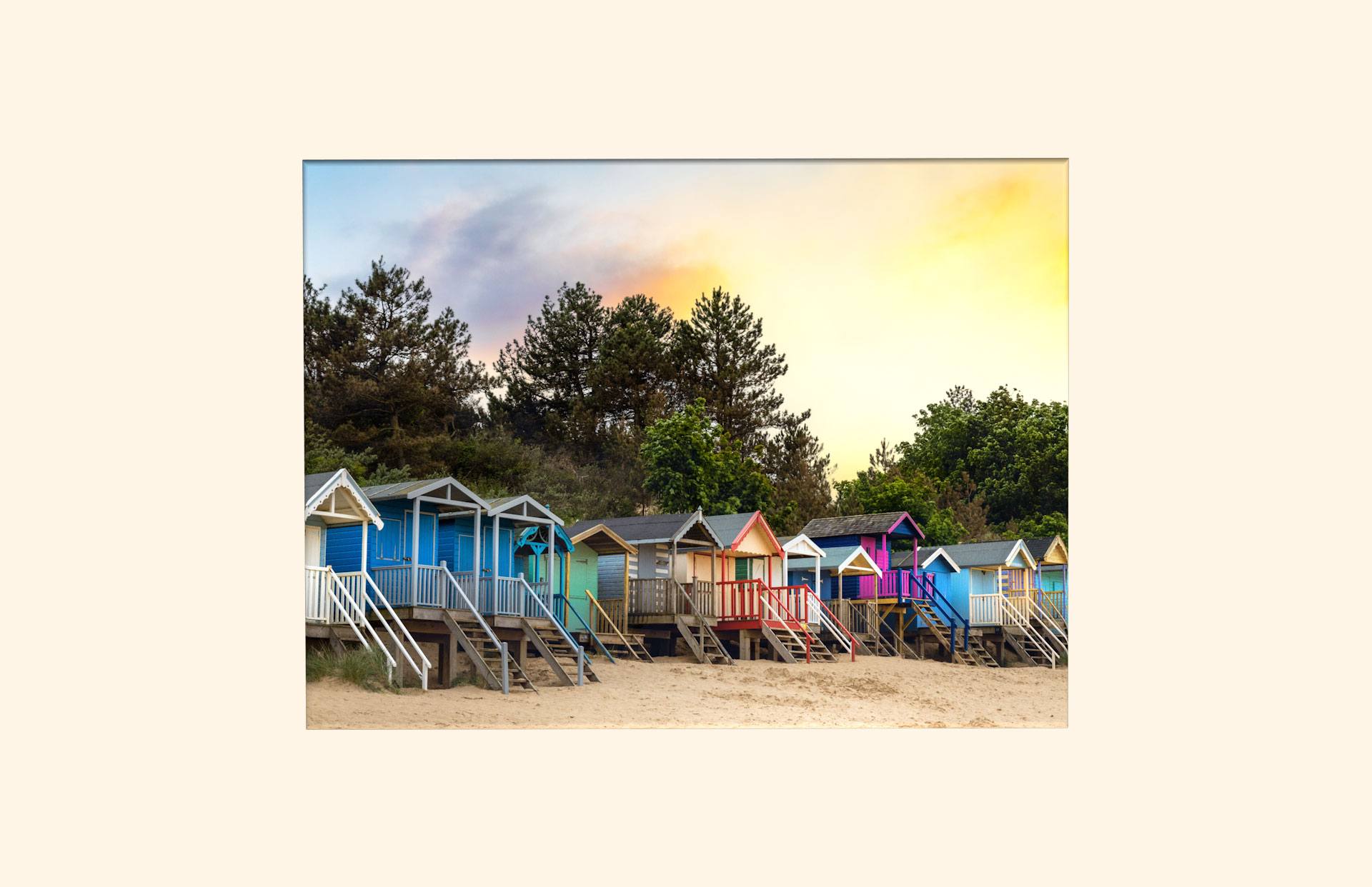 Wells-next-the-sea adult ashes casket top view