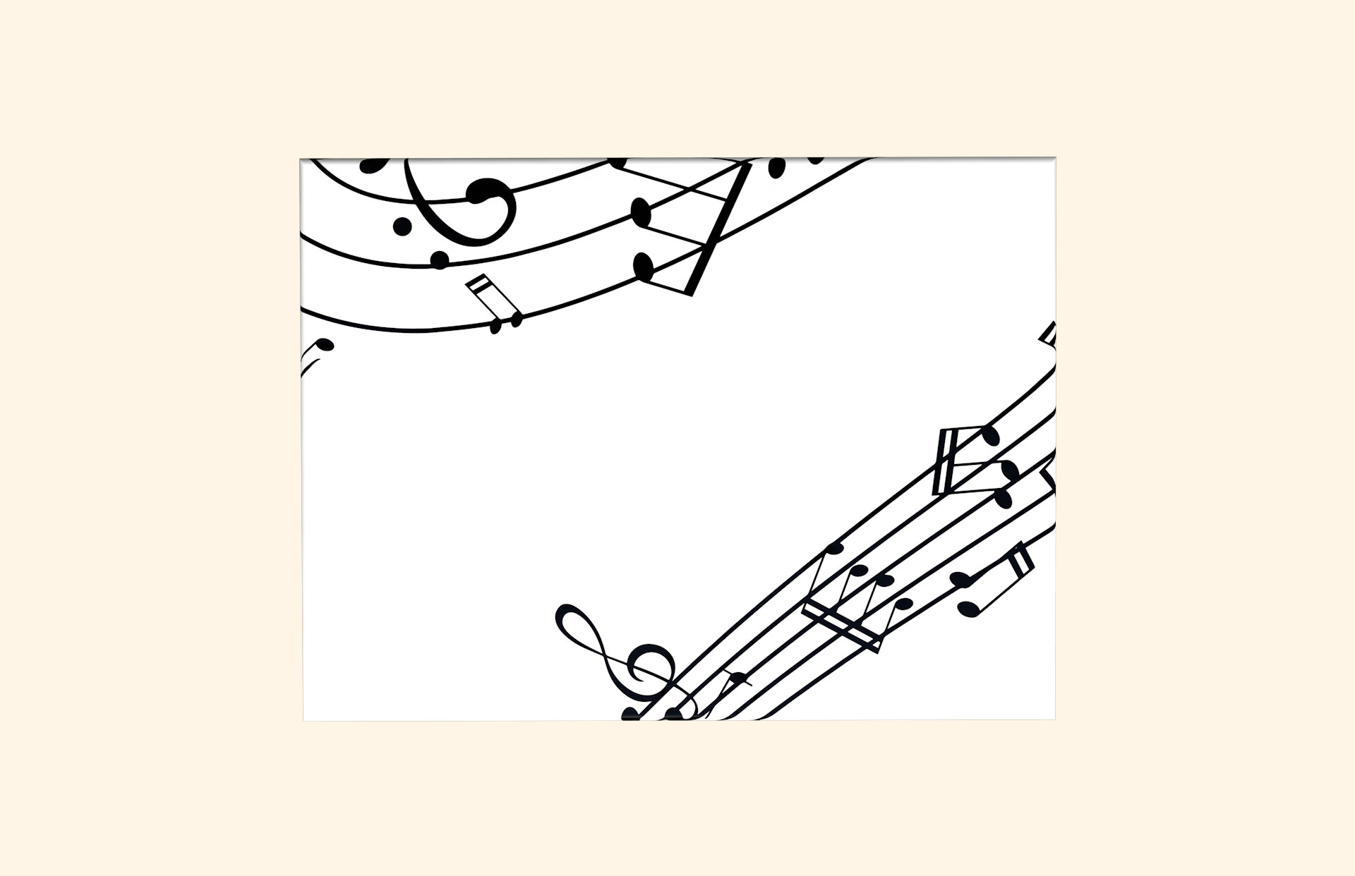 The Music Plays On adult ashes casket top view