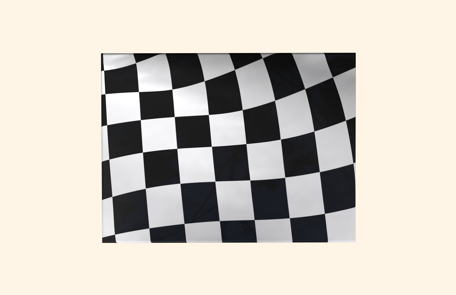 Last Lap adult ashes casket top view