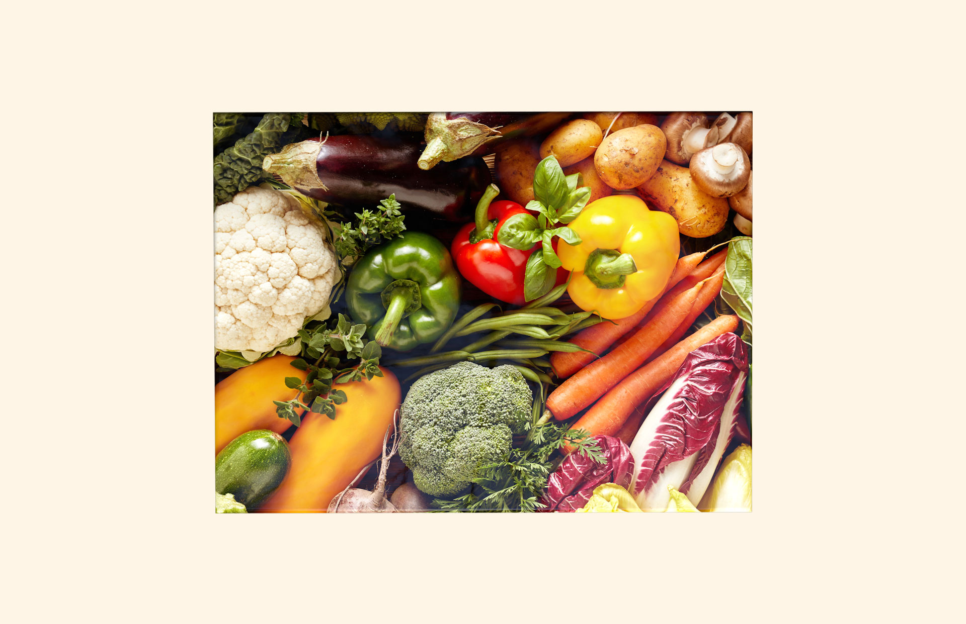 The Gardener adult ashes casket top view