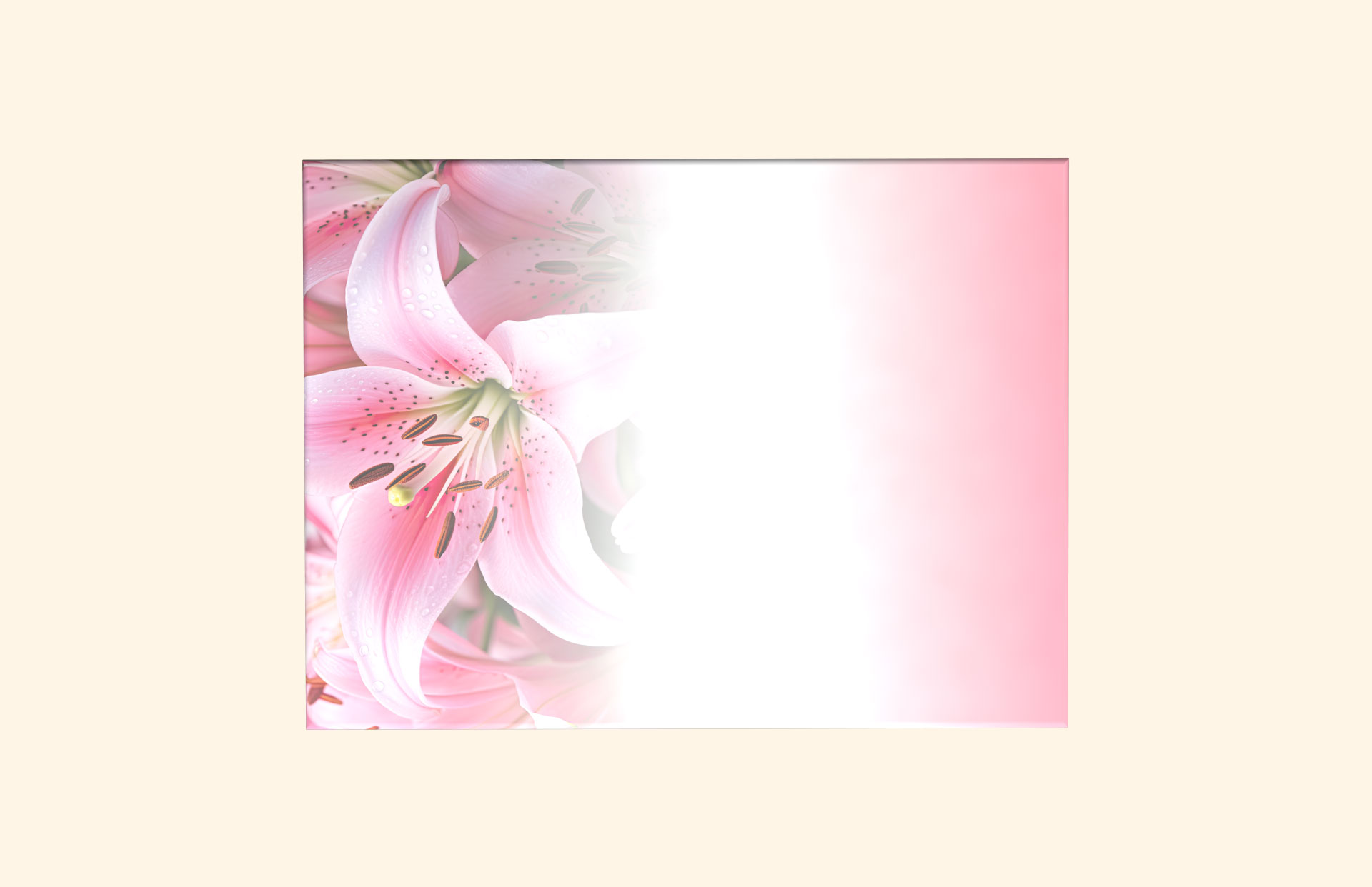 Lillian adult ashes casket top
