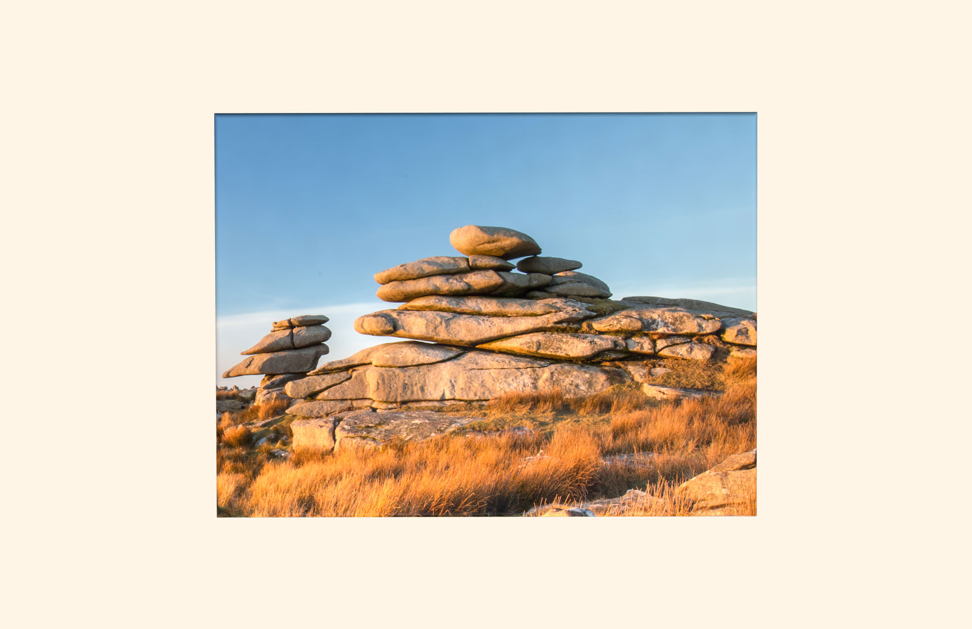 Cheesewring adult ashes casket top view