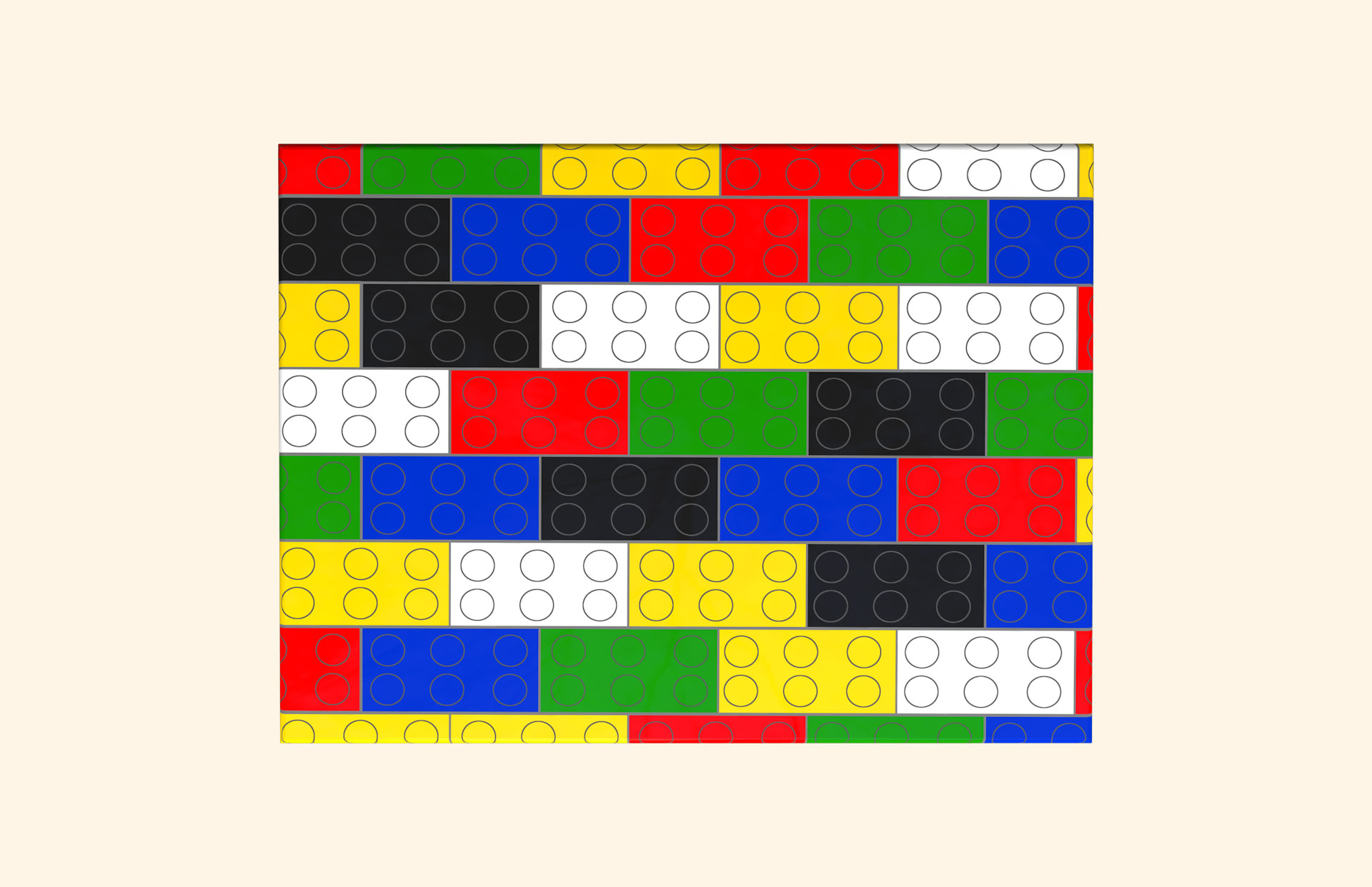 Building Blocks child ashes casket top view