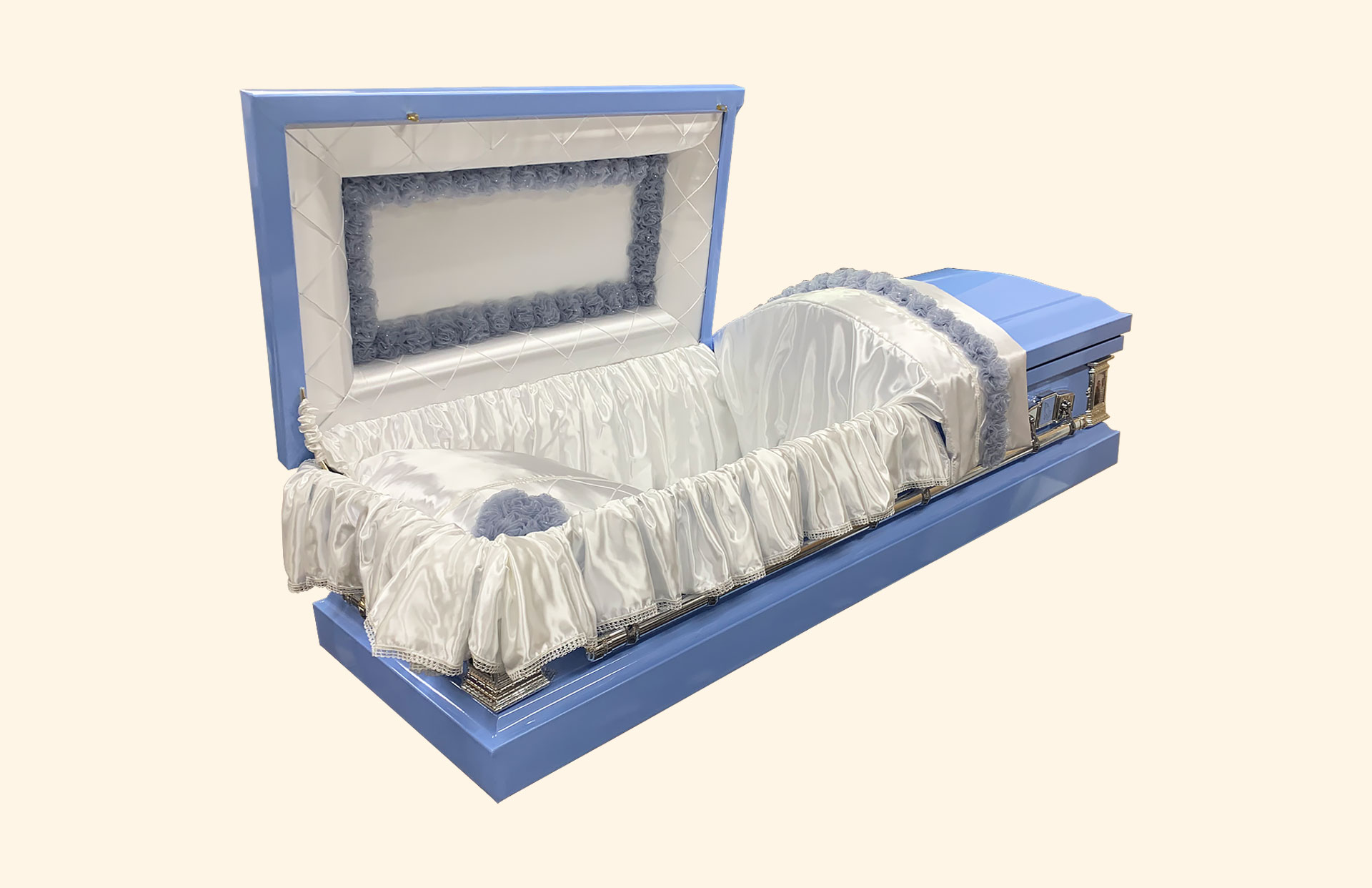 Duchess Interior in white and silver