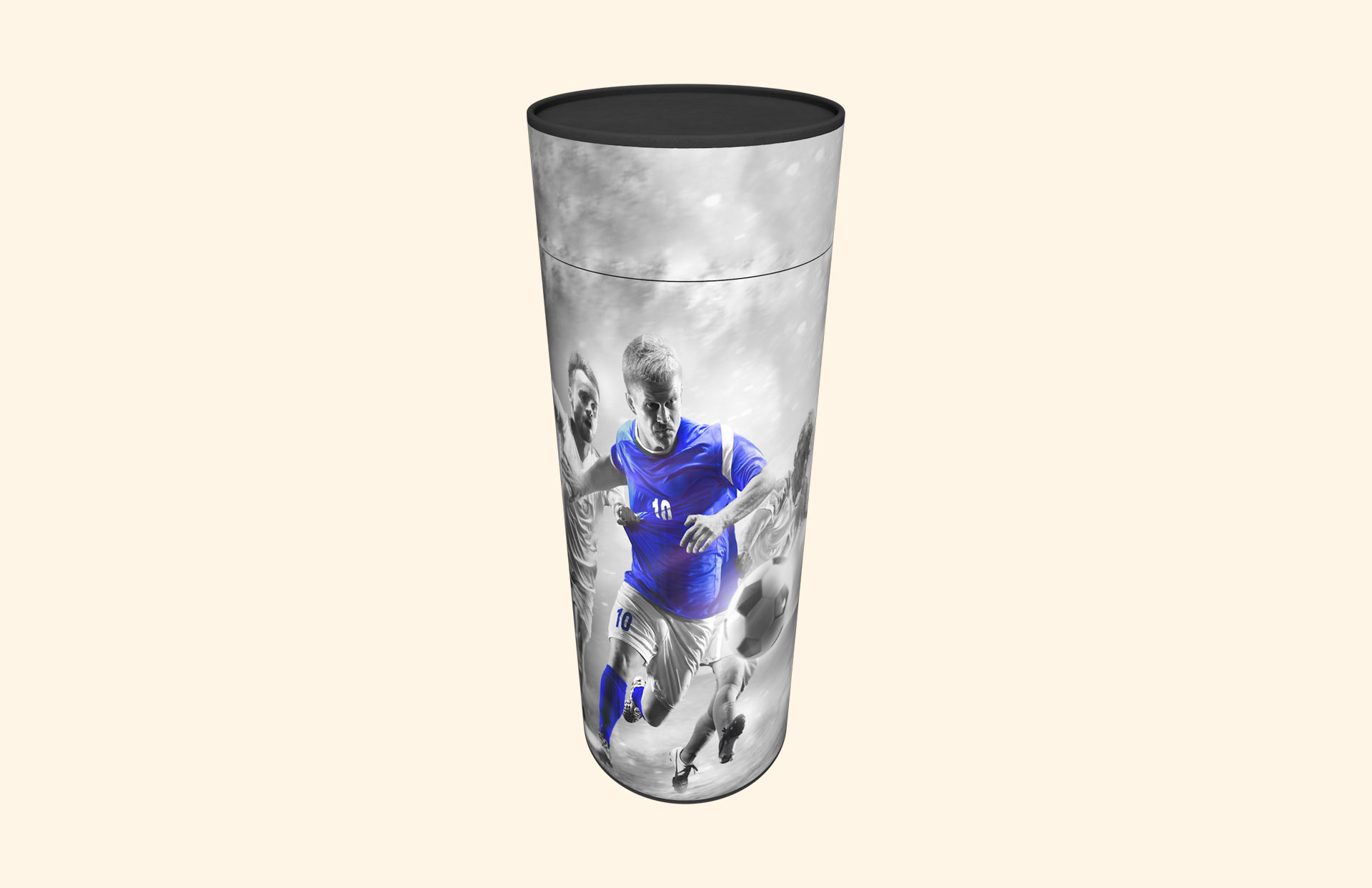 Standing Out Player in blue scatter tube