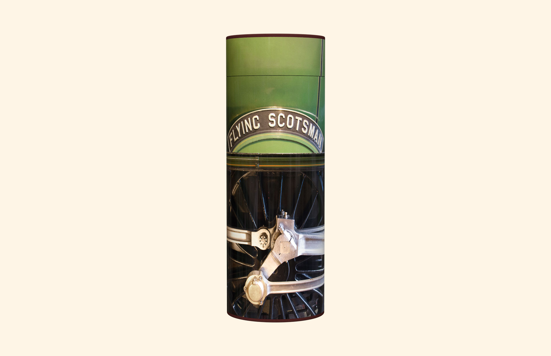 Ride the Flying Scotsman scatter tube front view