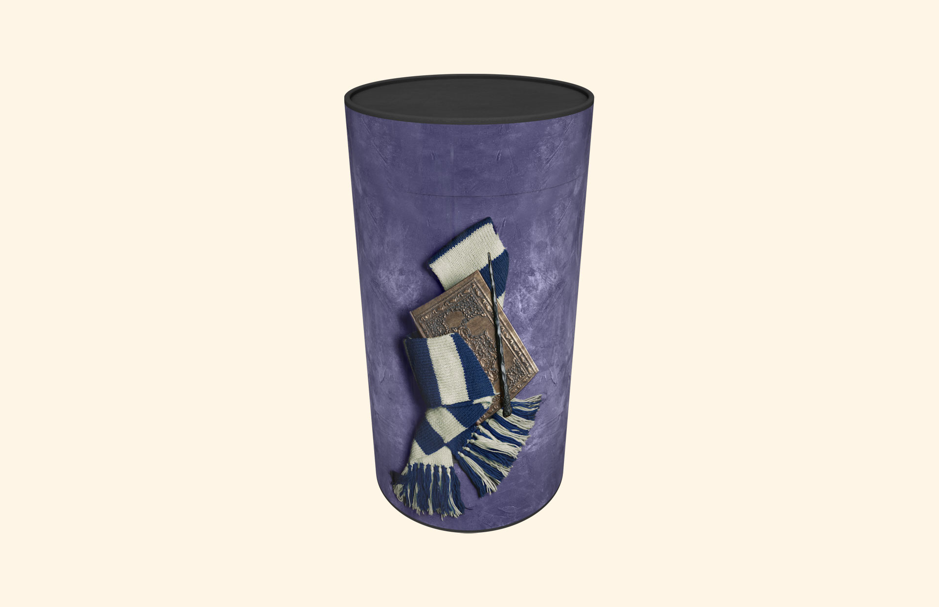 Wizard blue and white child scatter tube